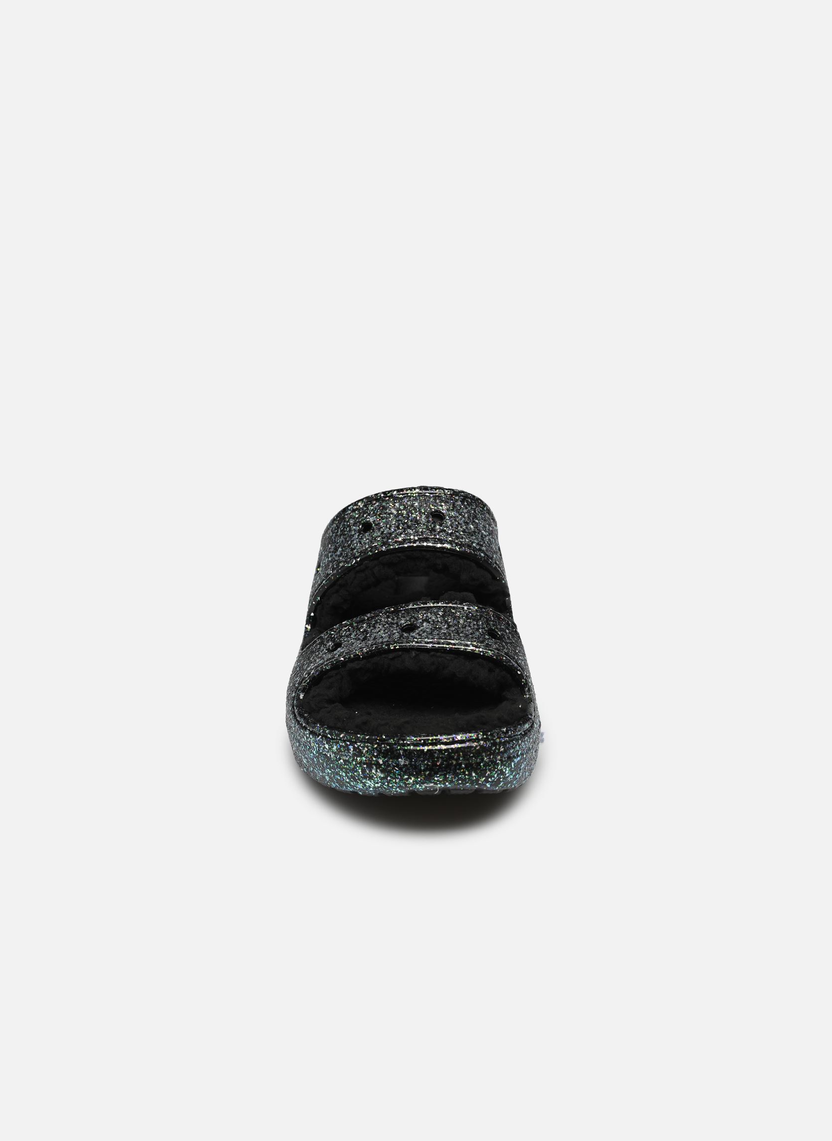 Mules Classic Cozzzy Glitter Sandal Blk/Mlti femme multicolore Crocs Mules Classic Cozzzy Glitter Sandal Blk/Mlti femme multicolore Black/multi