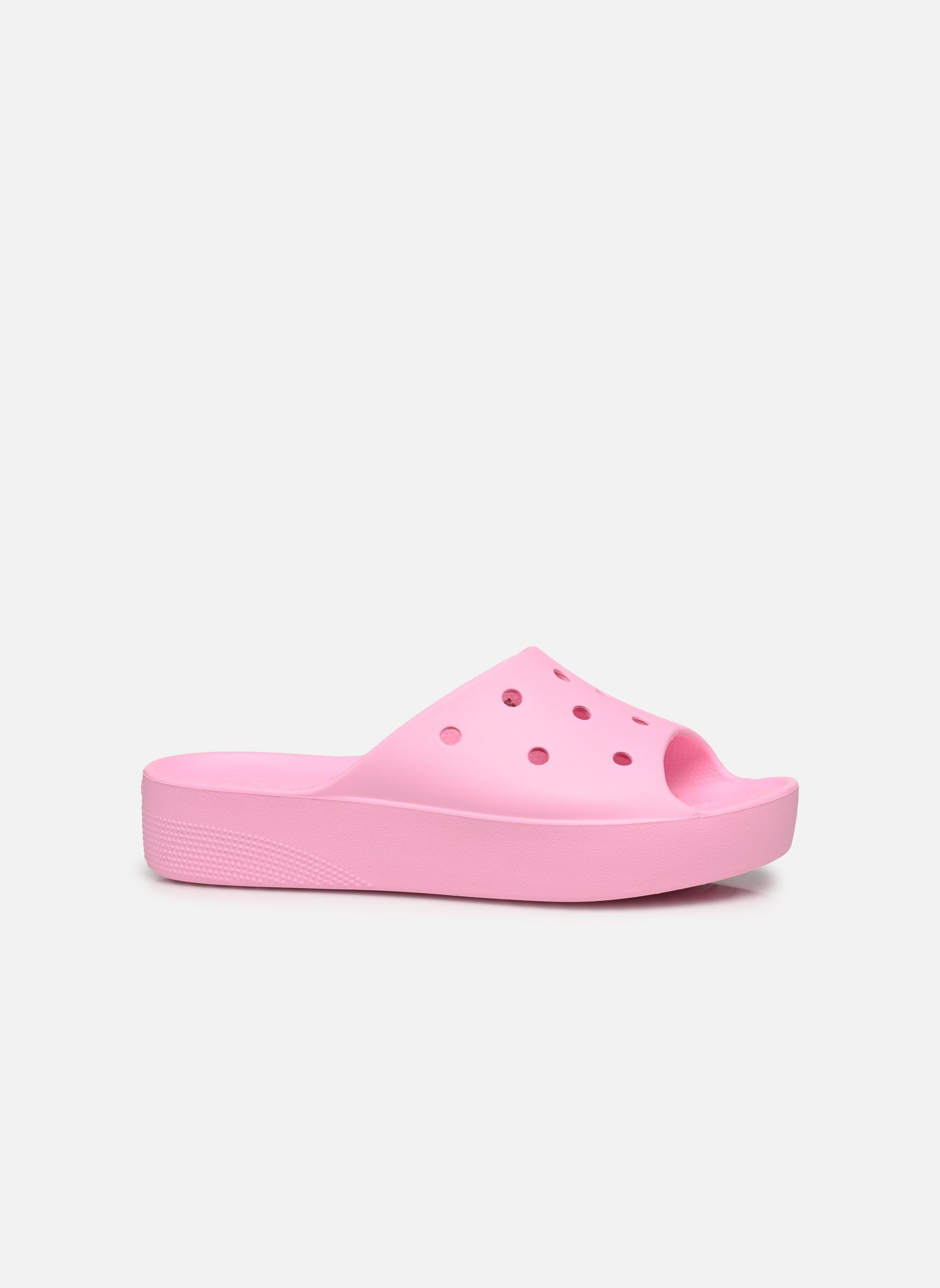 Pantoletten Classic Platform Slide Fmgo damen rosa Crocs Pantoletten Classic Platform Slide Fmgo damen rosa Flamingo