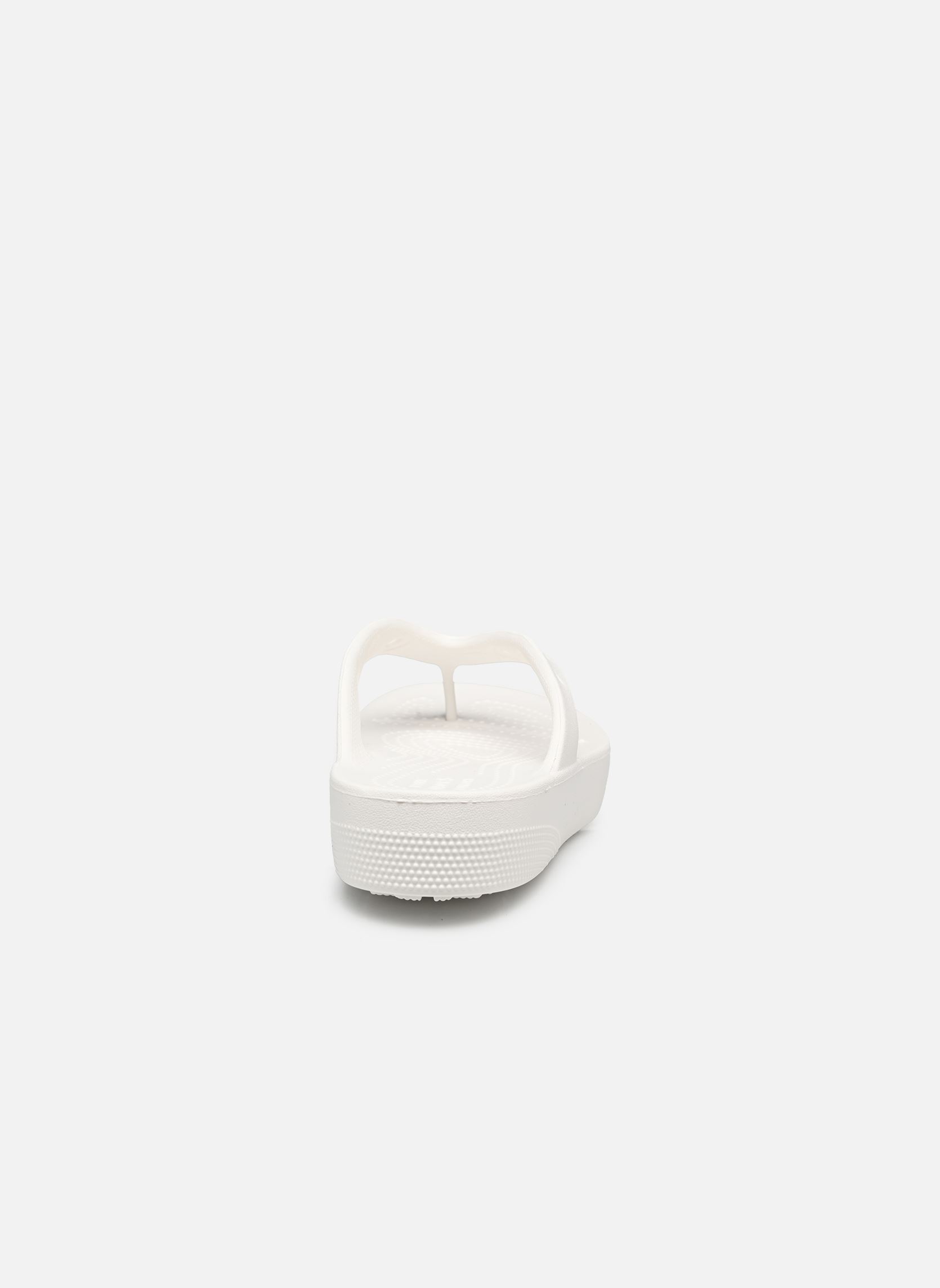 Sandales Classic Platform Flip W Whi femme blanc Crocs Sandales Classic Platform Flip W Whi femme blanc White