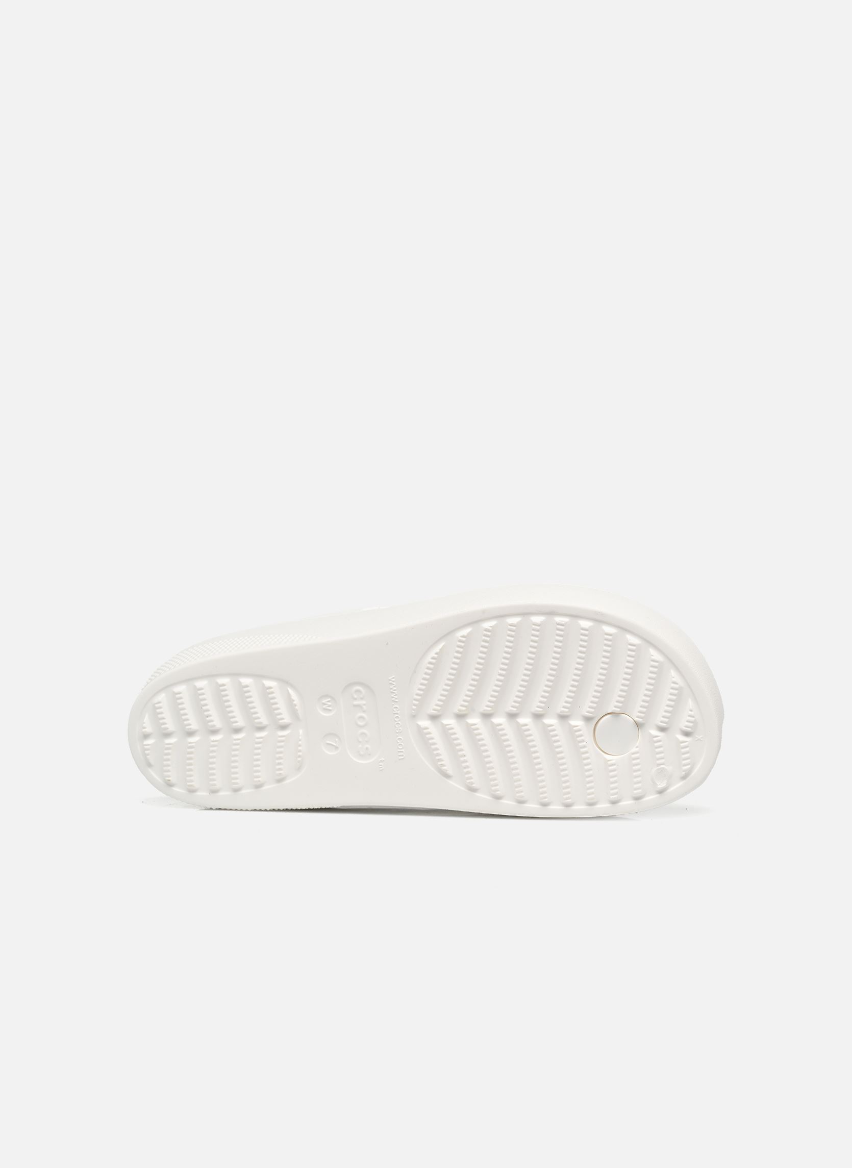 Sandales Classic Platform Flip W Whi femme blanc Crocs Sandales Classic Platform Flip W Whi femme blanc White