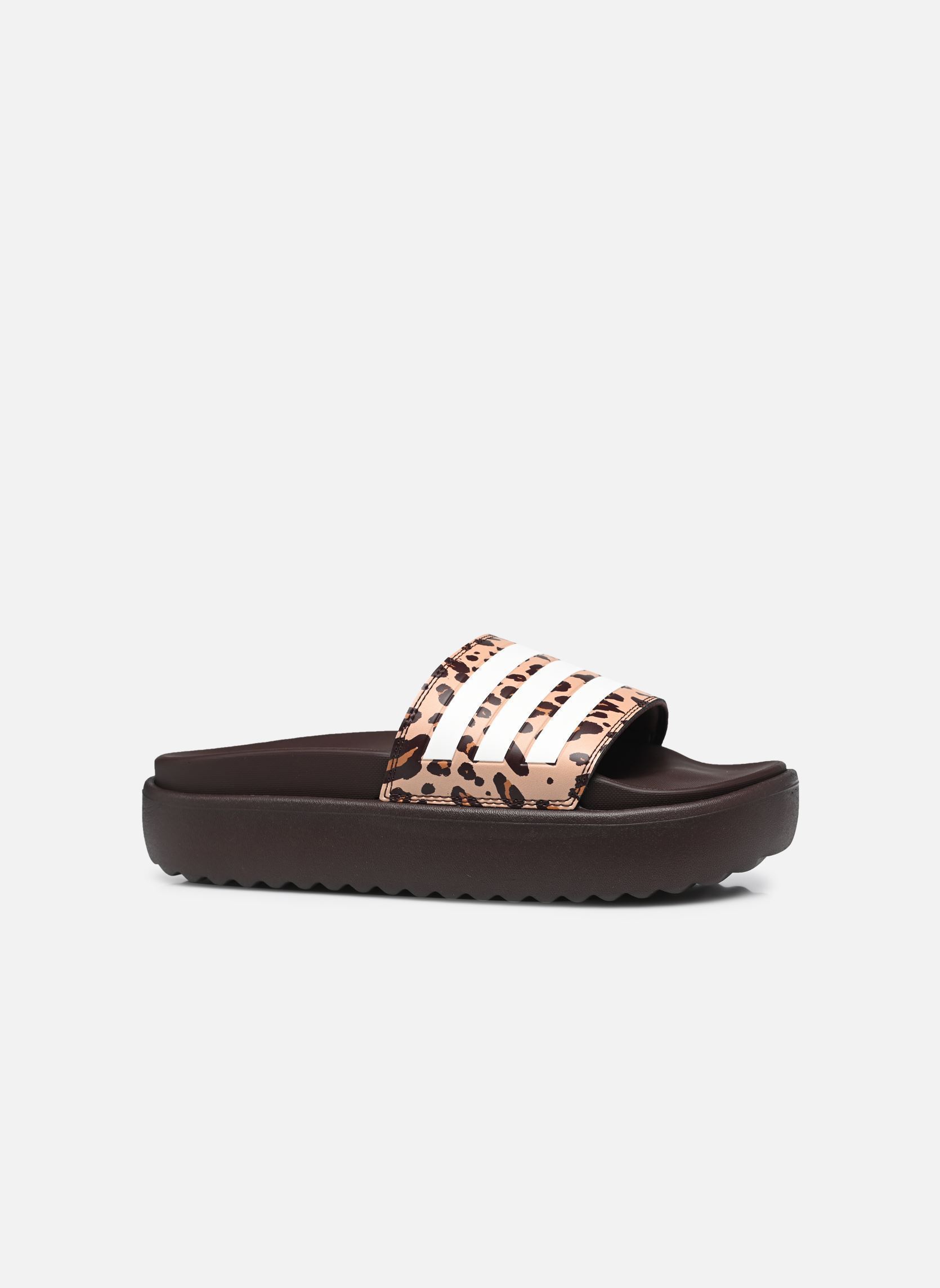 Strandsandalen Adilette Platform damen braun adidas sportswear Strandsandalen Adilette Platform damen braun SHADOW BROWN