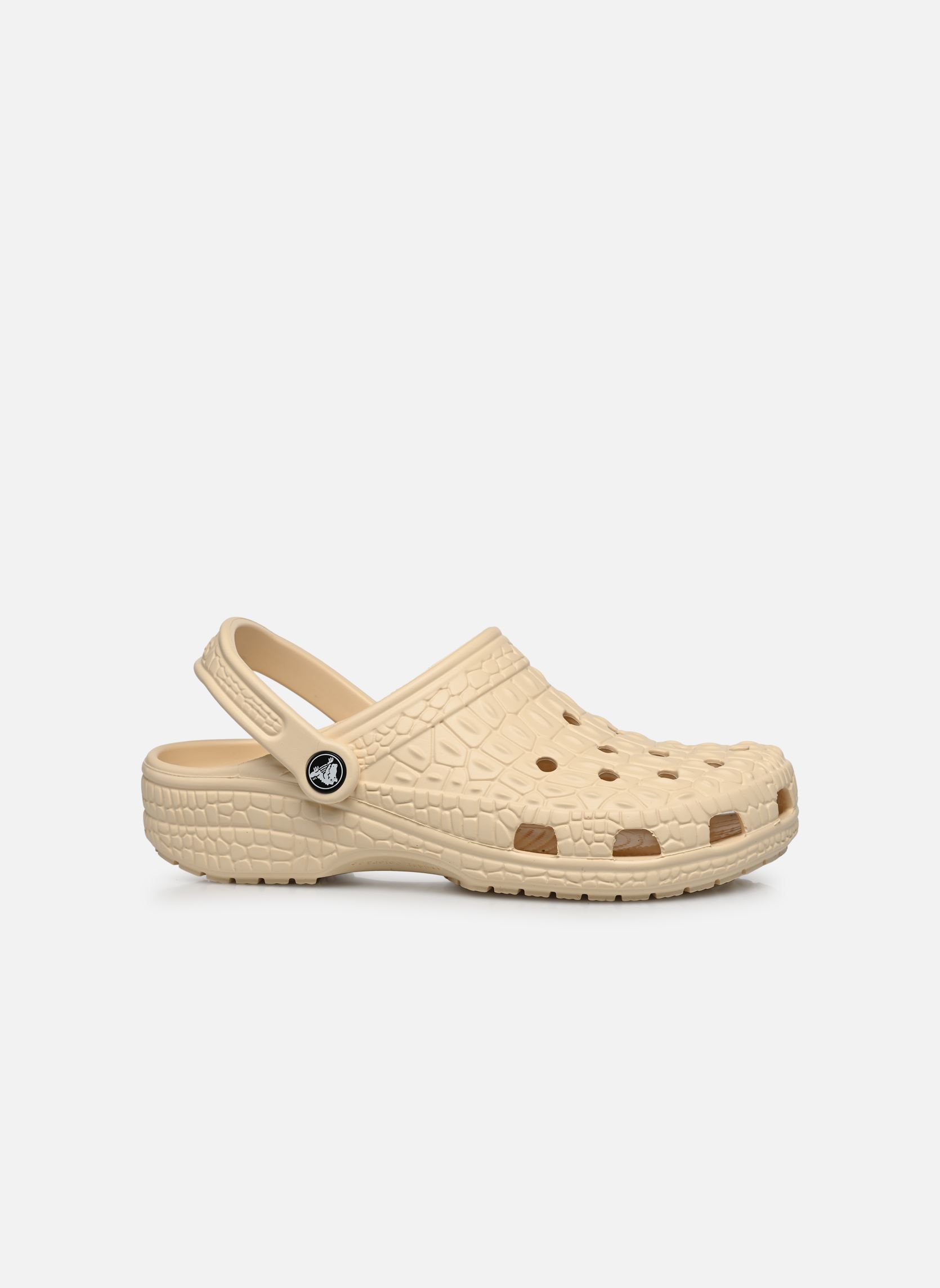 Pantoletten Classic Crocskin Clog Vanilla damen beige Crocs Pantoletten Classic Crocskin Clog Vanilla damen beige Vanilla