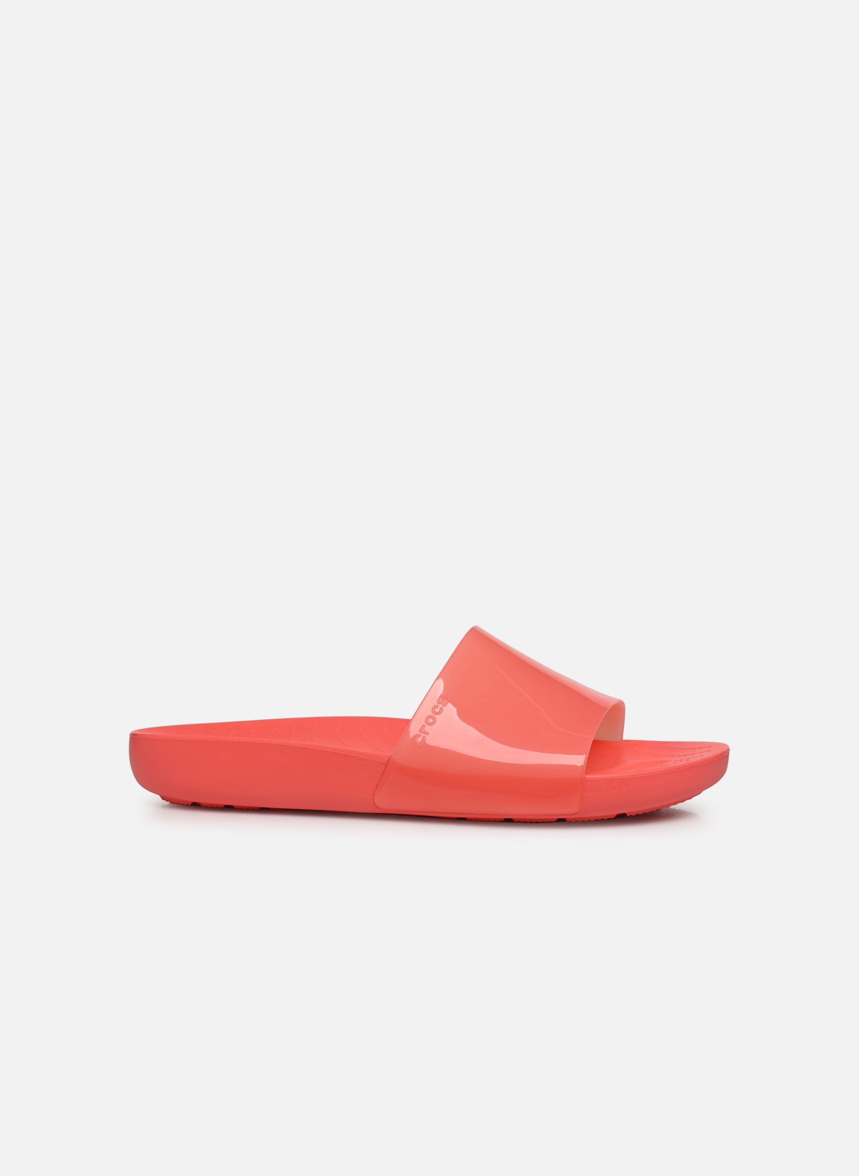Mules Crocs Splash Glossy Slide NWm femme orange Crocs Mules Crocs Splash Glossy Slide NWm femme orange Neon Watermelon