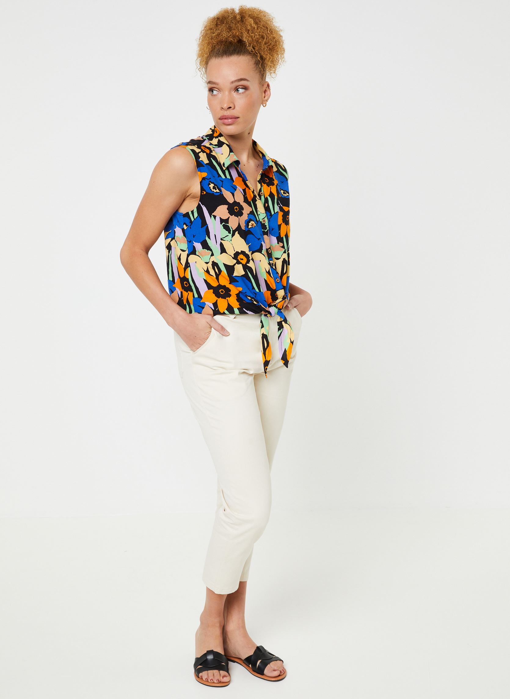 Chemises Tropical View J Wvtp Kvj6 femme multicolore Roxy Chemises Tropical View J Wvtp Kvj6 femme multicolore ANTHRACITE FLOWER JAMMIN