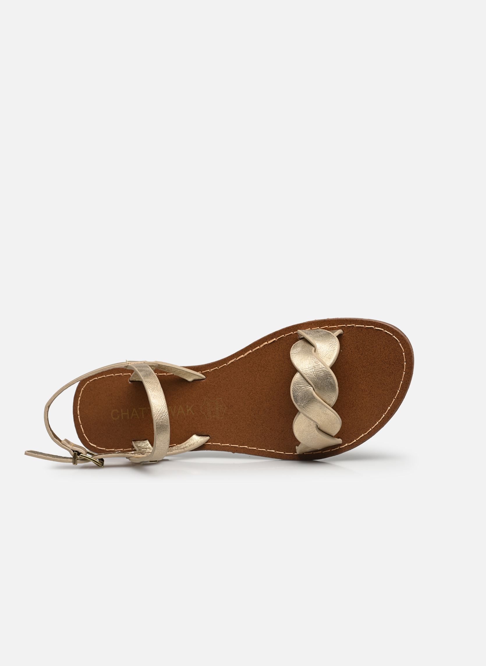 Sandali Brasilia donna oro e bronzo Chattawak Sandali Brasilia donna oro e bronzo Or