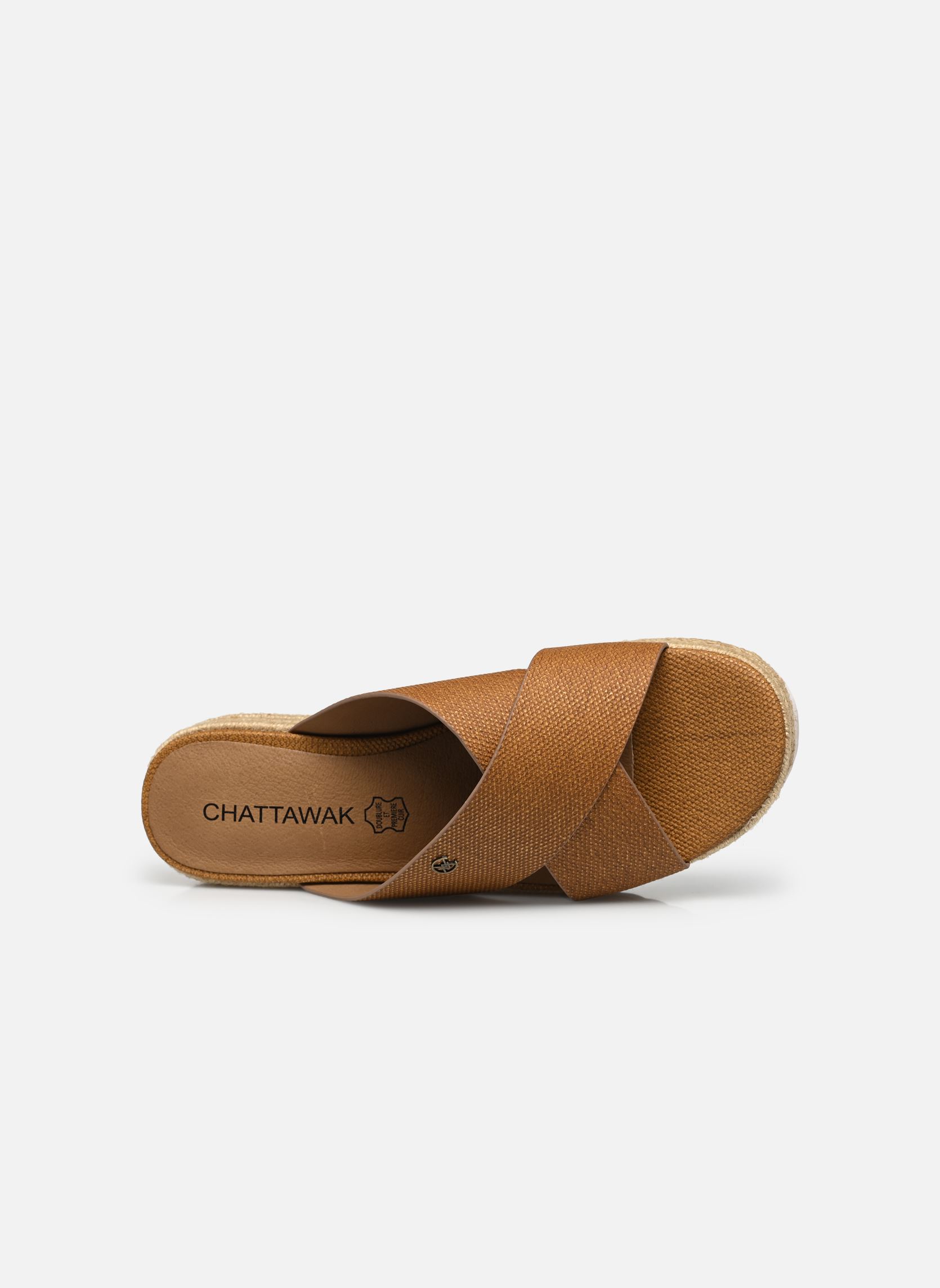 Mules Cartha femme marron Chattawak Mules Cartha femme marron Camel2