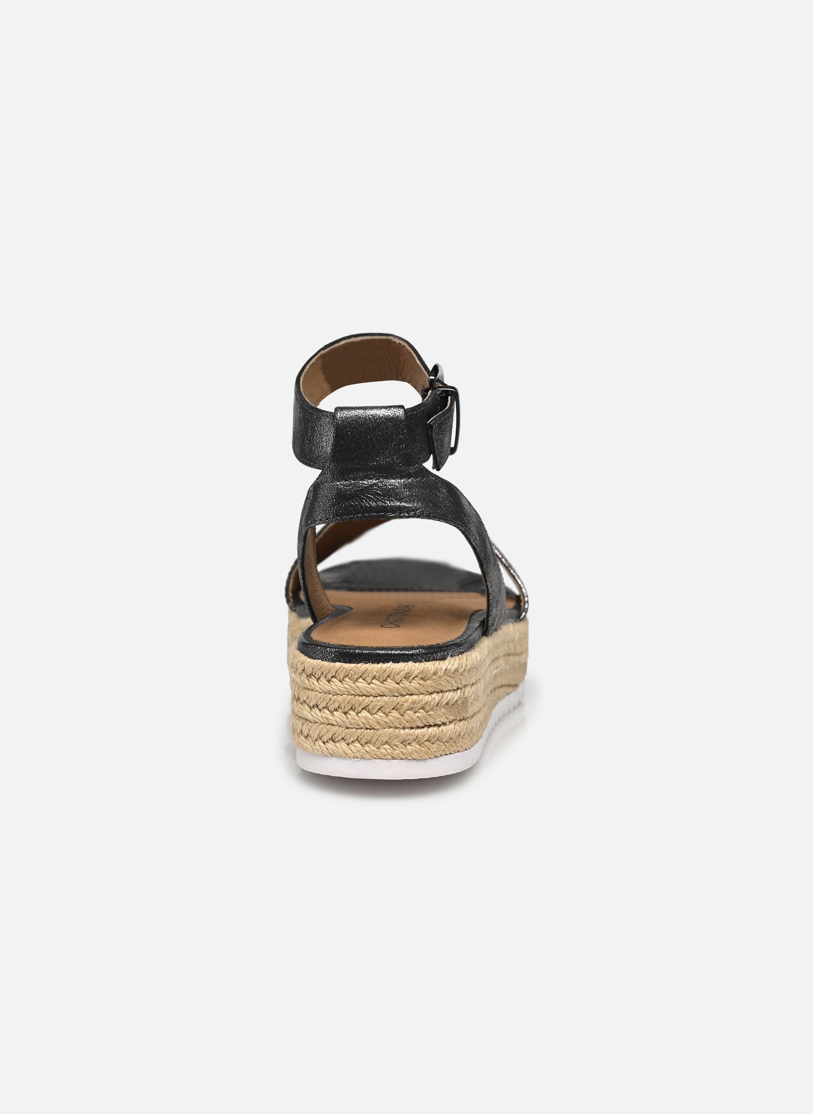 Keil- und Plateausandalen Castello damen schwarz Chattawak Keil- und Plateausandalen Castello damen schwarz Noir2