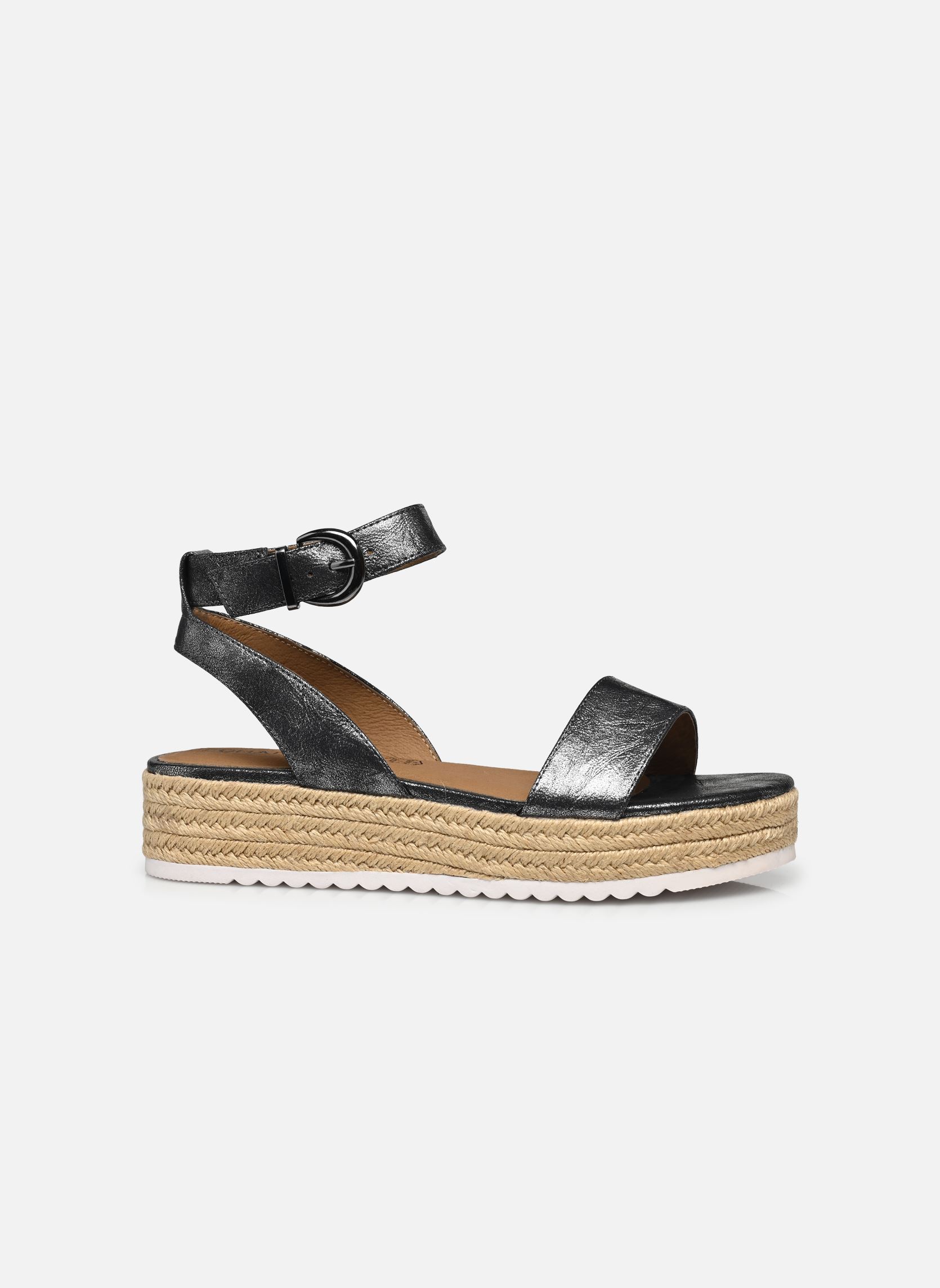 Keil- und Plateausandalen Castello damen schwarz Chattawak Keil- und Plateausandalen Castello damen schwarz Noir2