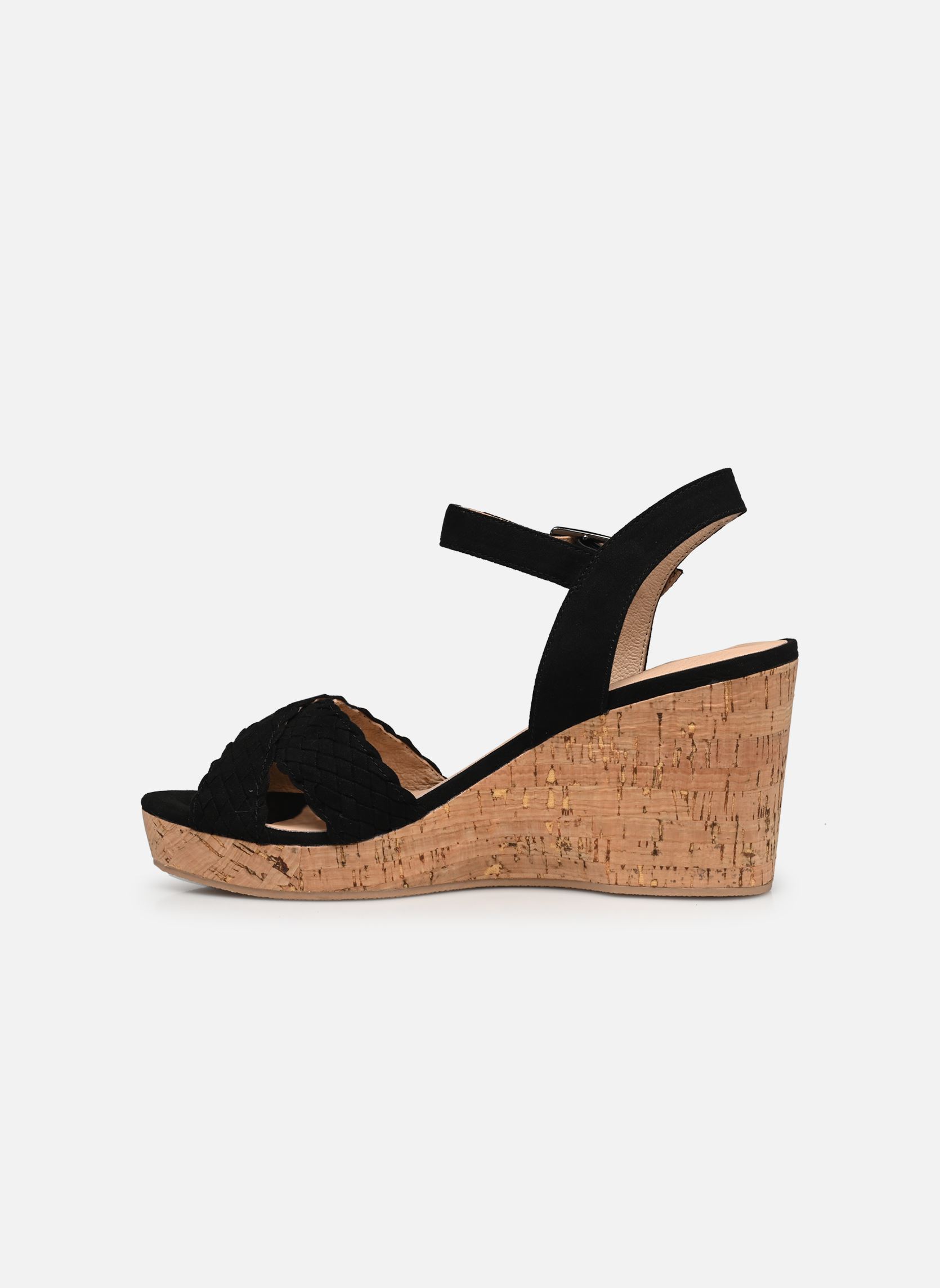 Sandales compensées et plateformes Cordo femme noir Chattawak Sandales compensées et plateformes Cordo femme noir Noir