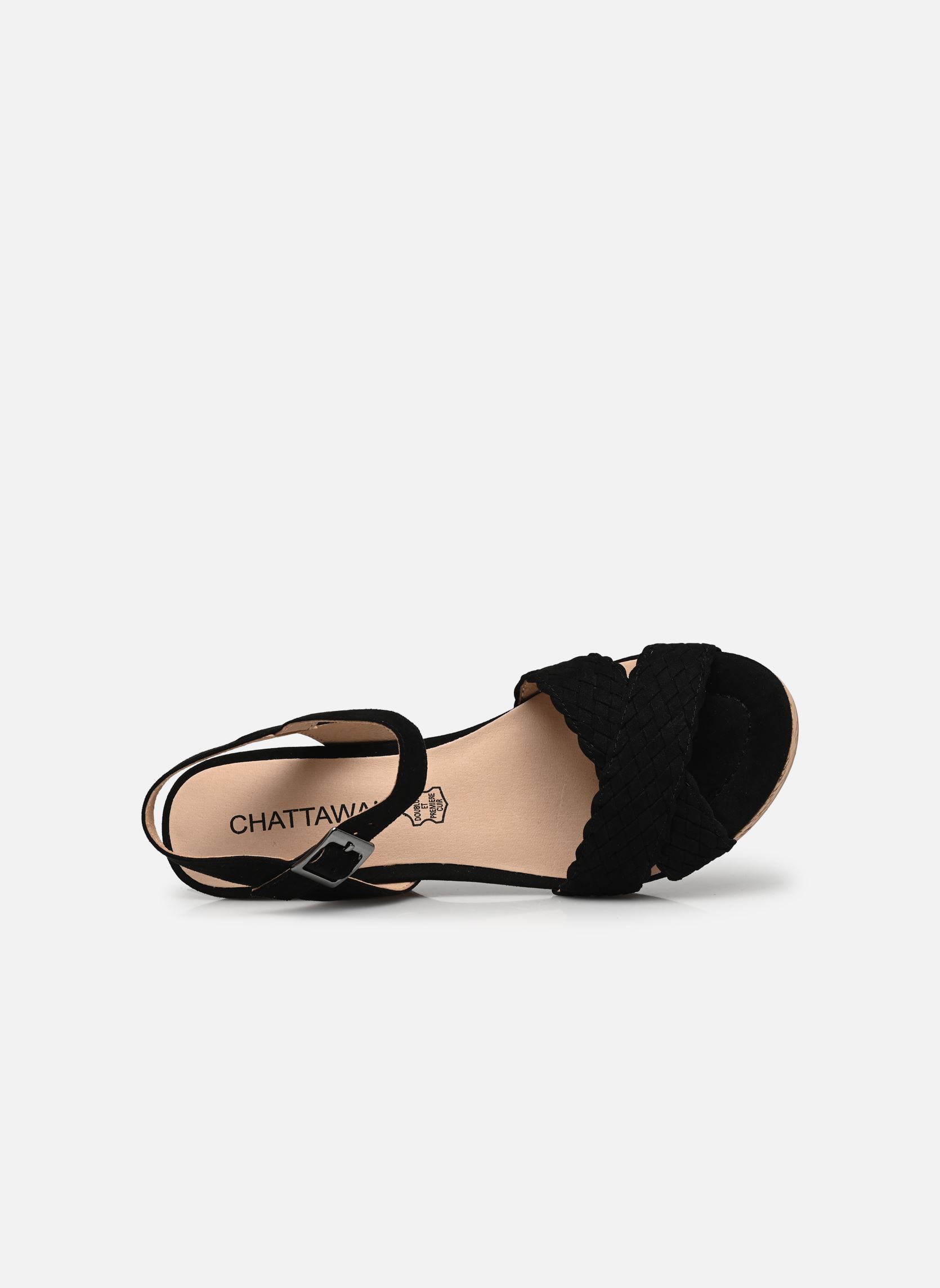 Sandales compensées et plateformes Cordo femme noir Chattawak Sandales compensées et plateformes Cordo femme noir Noir