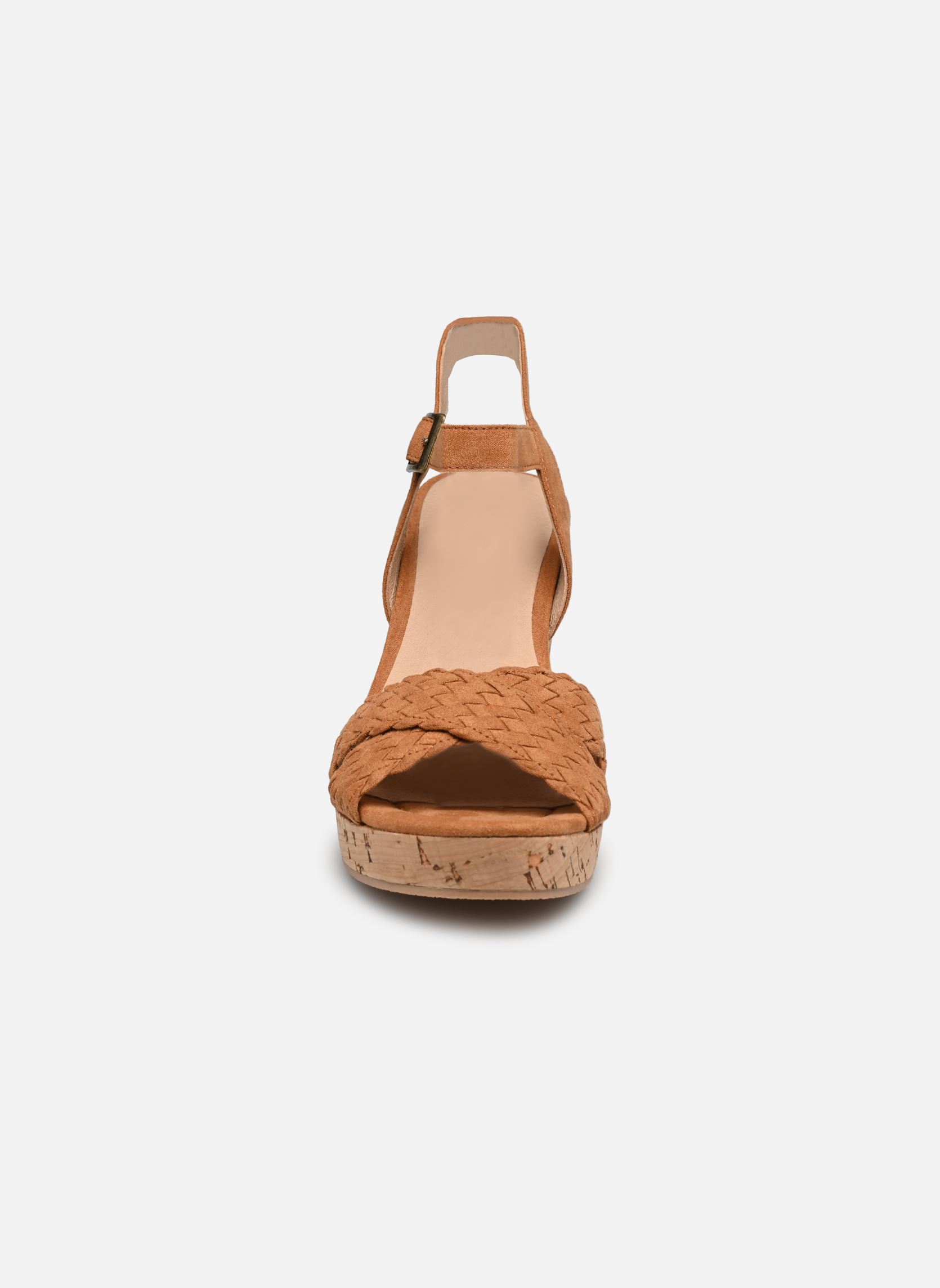 Sandalias y plataformas de cuña Cordo mujer marrón Chattawak Sandalias y plataformas de cuña Cordo mujer marrón Camel