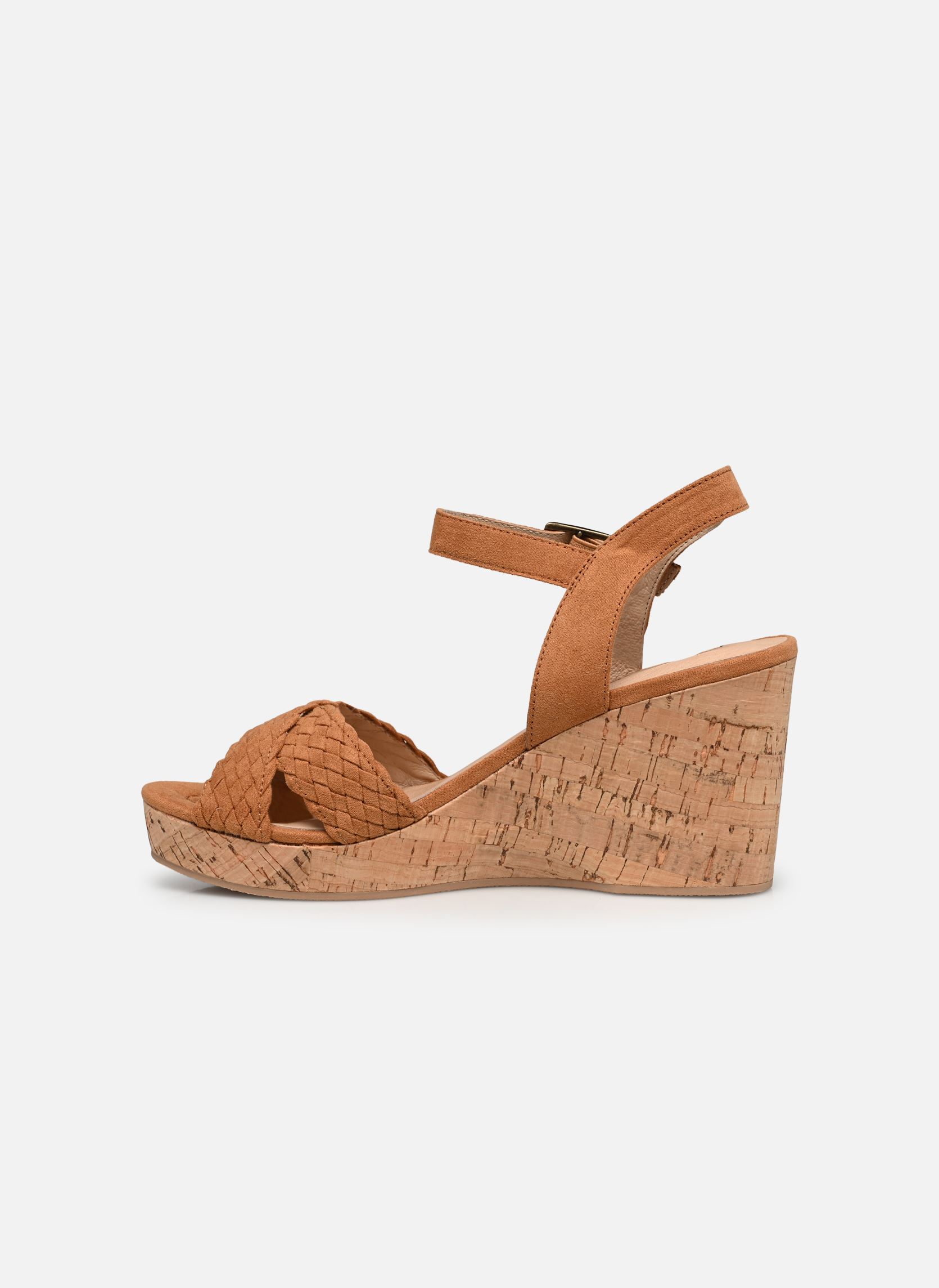 Sandalias y plataformas de cuña Cordo mujer marrón Chattawak Sandalias y plataformas de cuña Cordo mujer marrón Camel
