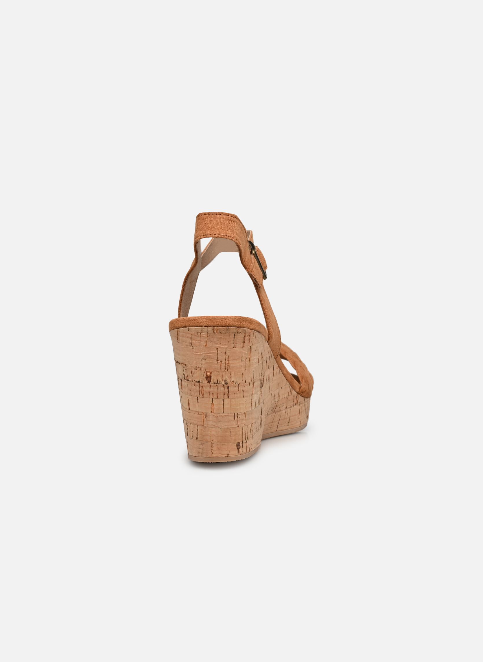 Sandalias y plataformas de cuña Cordo mujer marrón Chattawak Sandalias y plataformas de cuña Cordo mujer marrón Camel