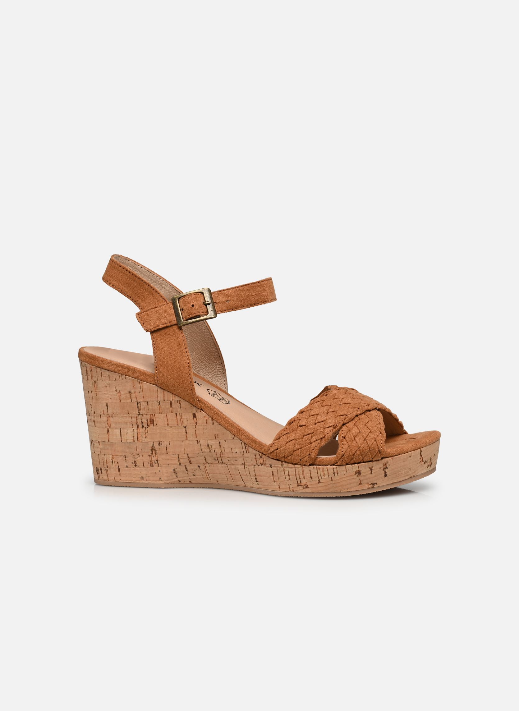 Sandalias y plataformas de cuña Cordo mujer marrón Chattawak Sandalias y plataformas de cuña Cordo mujer marrón Camel