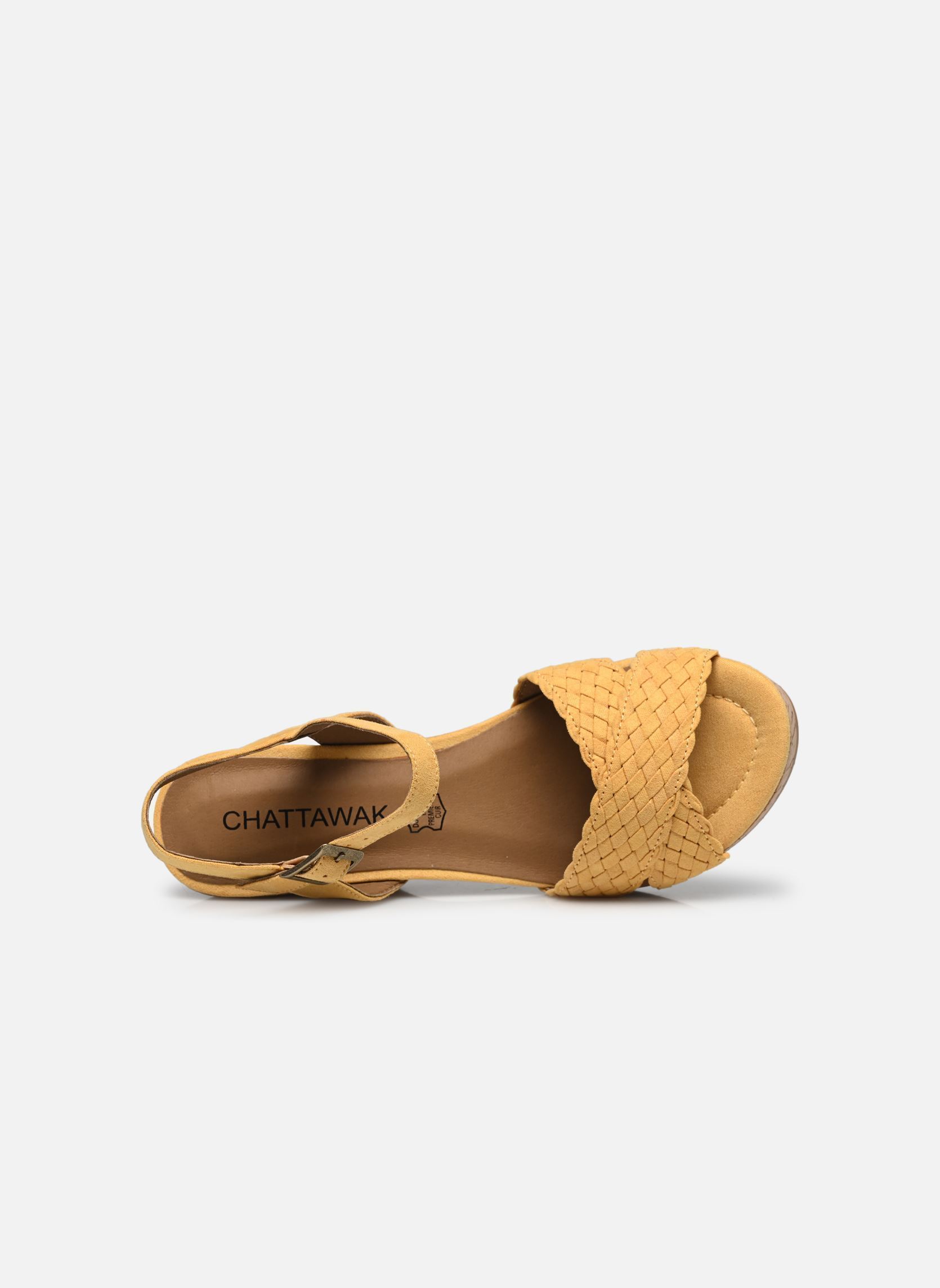 Keil- und Plateausandalen Cordo damen gelb Chattawak Keil- und Plateausandalen Cordo damen gelb Jaune
