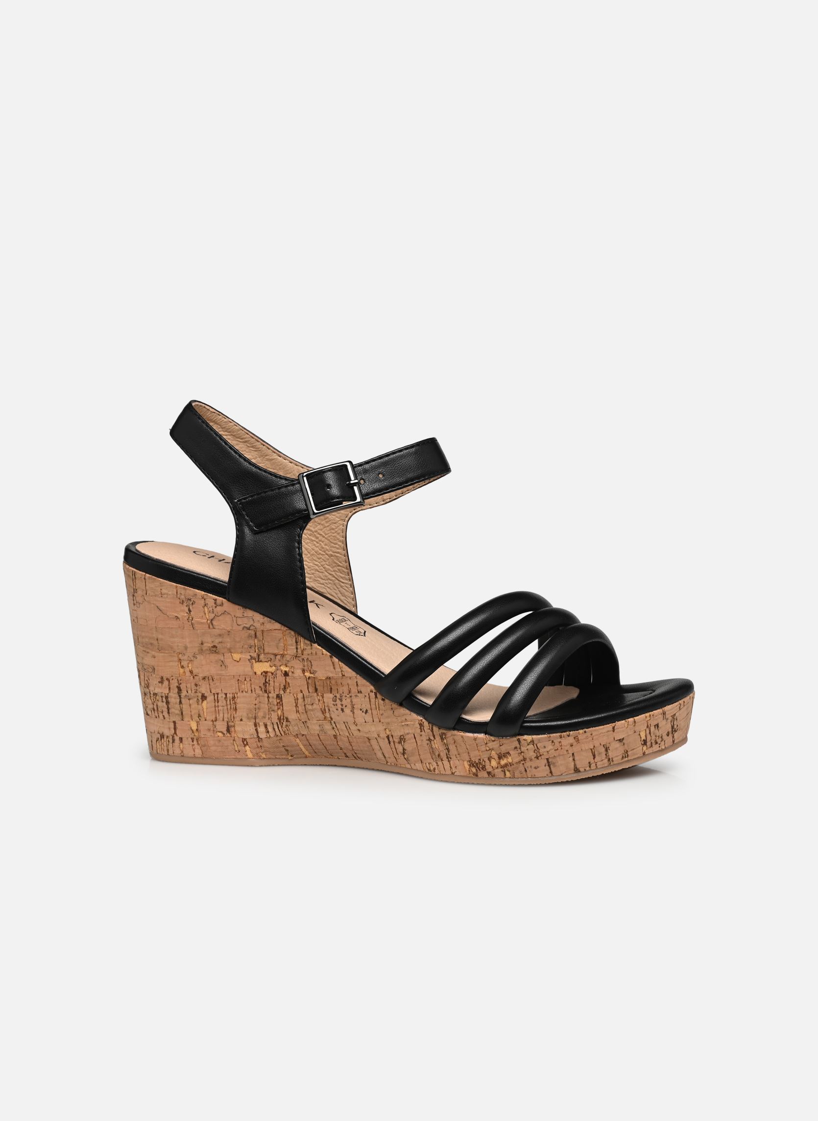 Sandales compensées et plateformes Cosla femme noir Chattawak Sandales compensées et plateformes Cosla femme noir Noir