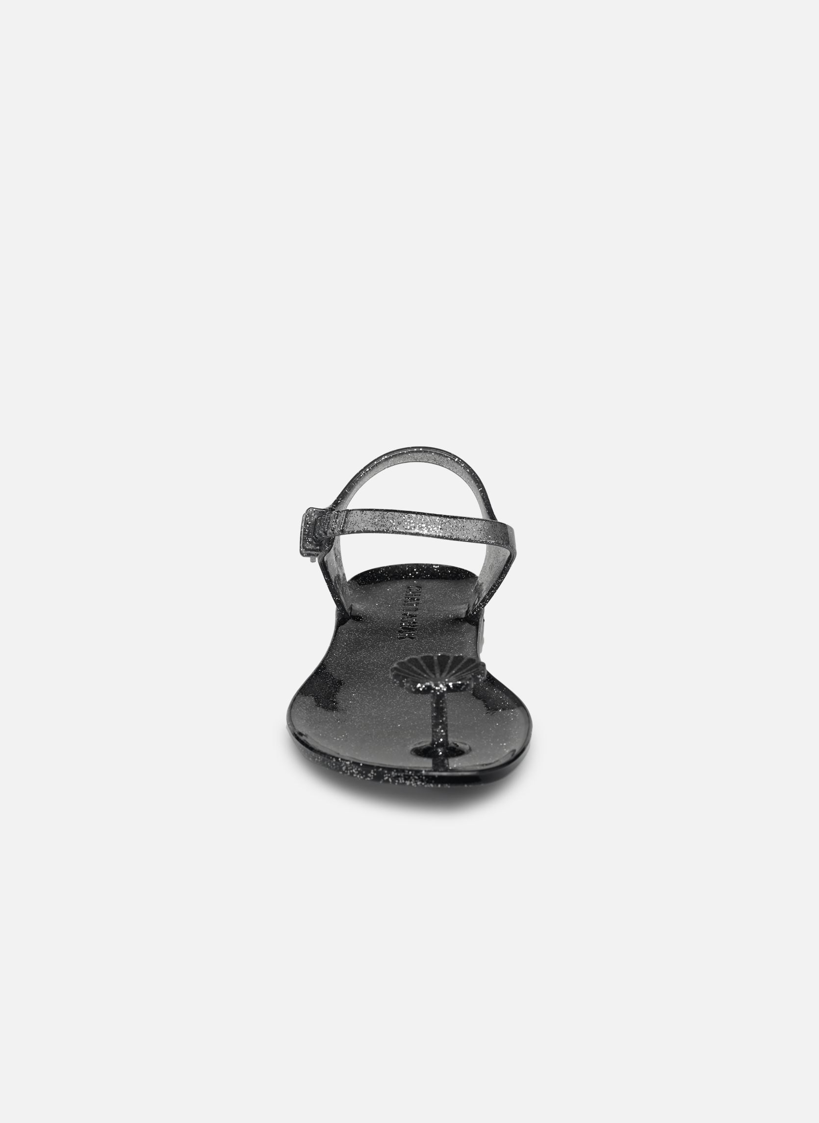 Sandales Yama Shell femme noir Chattawak Sandales Yama Shell femme noir Noir glitter
