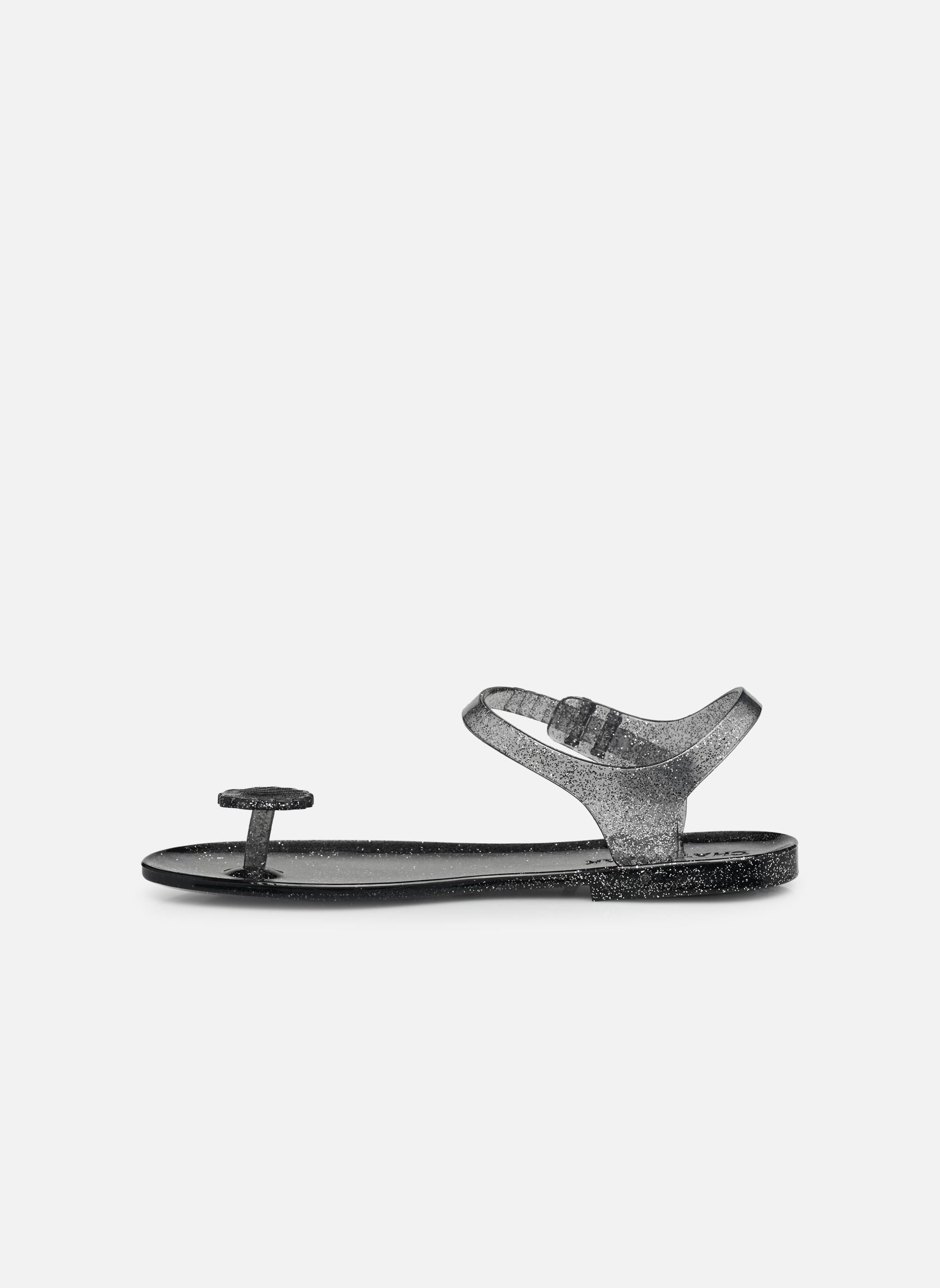 Sandales Yama Shell femme noir Chattawak Sandales Yama Shell femme noir Noir glitter