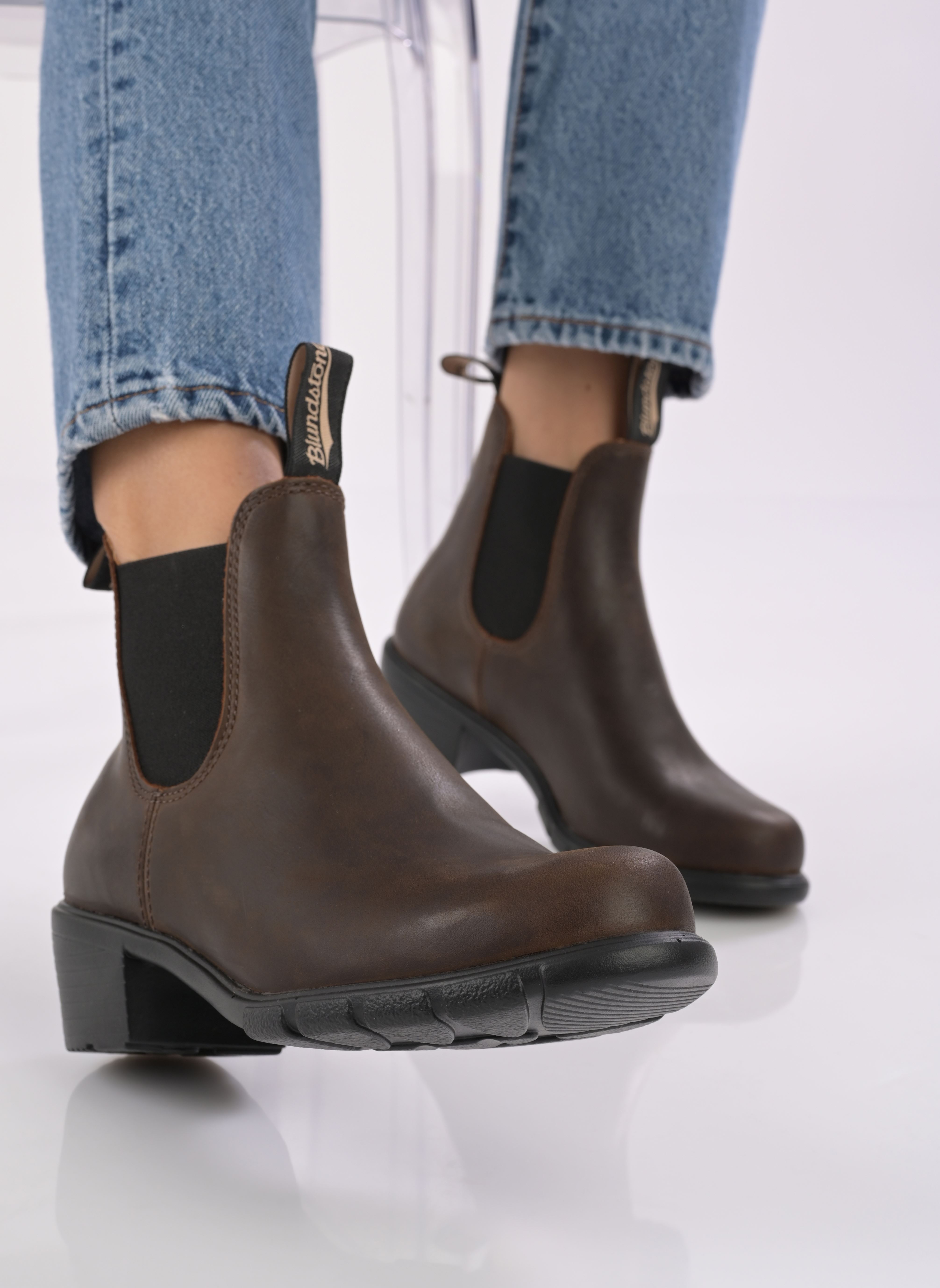 Niedrige Ankle Boots 1673 W damen braun Blundstone Niedrige Ankle Boots 1673 W damen braun Antique Brown