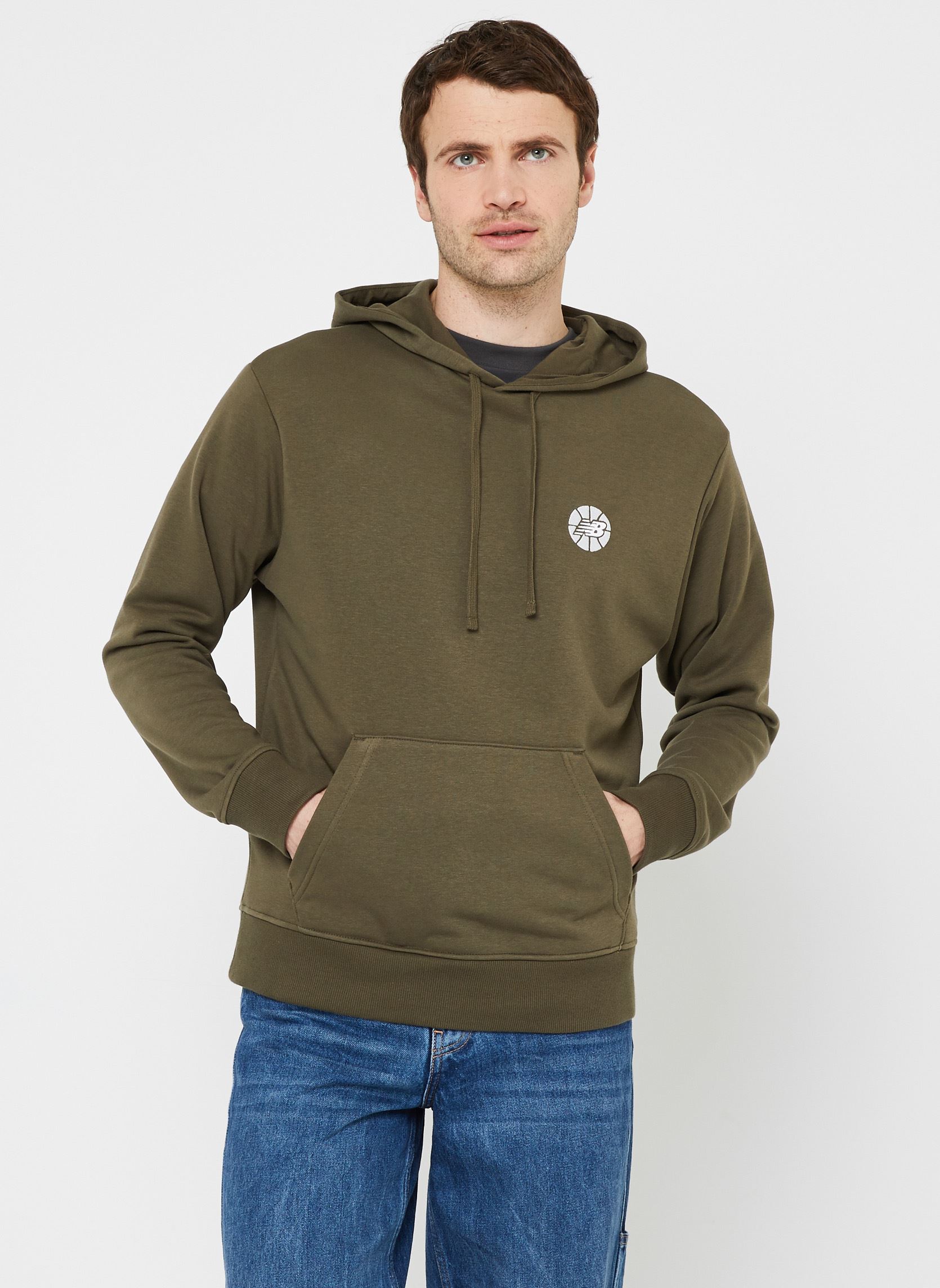 Vêtements New Balance NB Hoops Essentials Fundamental Hoodie pour Accessoires