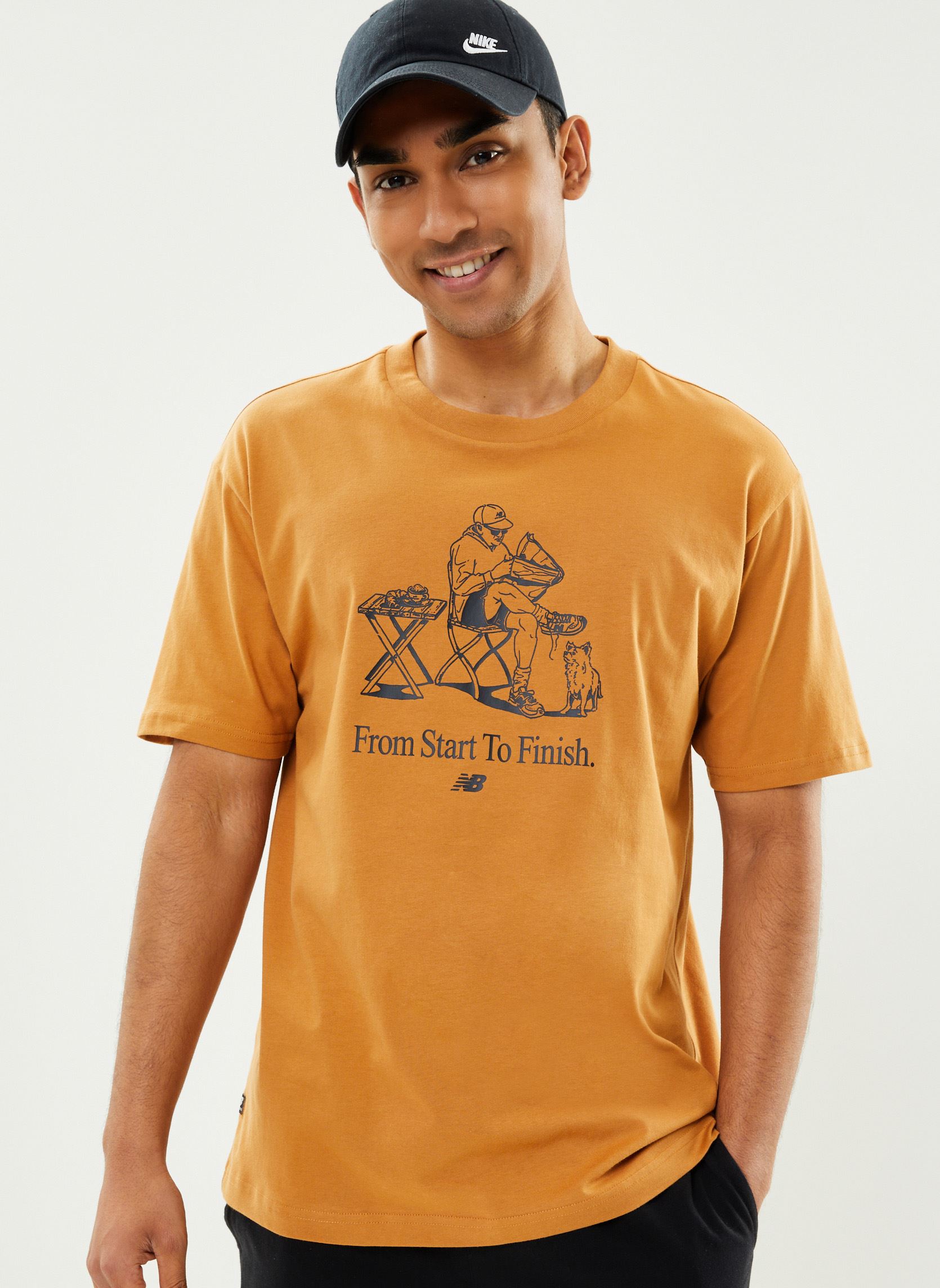 Vêtements New Balance NB Essentials Cafe at NB T Shirt 2 pour Accessoires