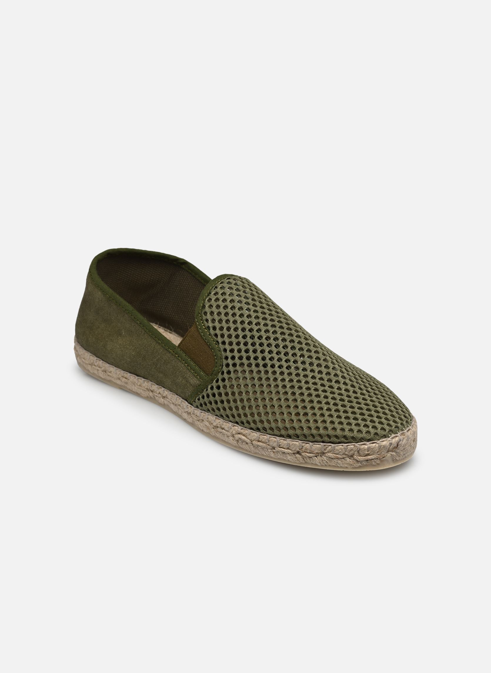 Espadrilles Perfo heren groen La maison de l'espadrille Espadrilles Perfo heren groen KAKI