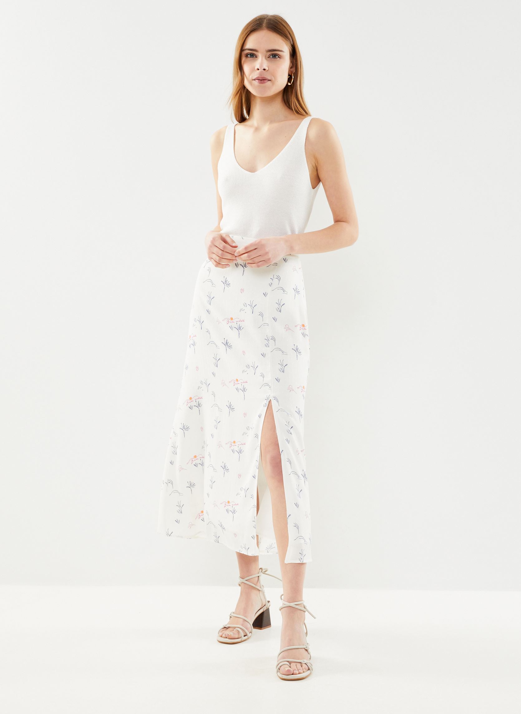 Tops Vmnewlex Sun Sl Top Ga Noos damen weiß Vero Moda Tops Vmnewlex Sun Sl Top Ga Noos damen weiß Snow white
