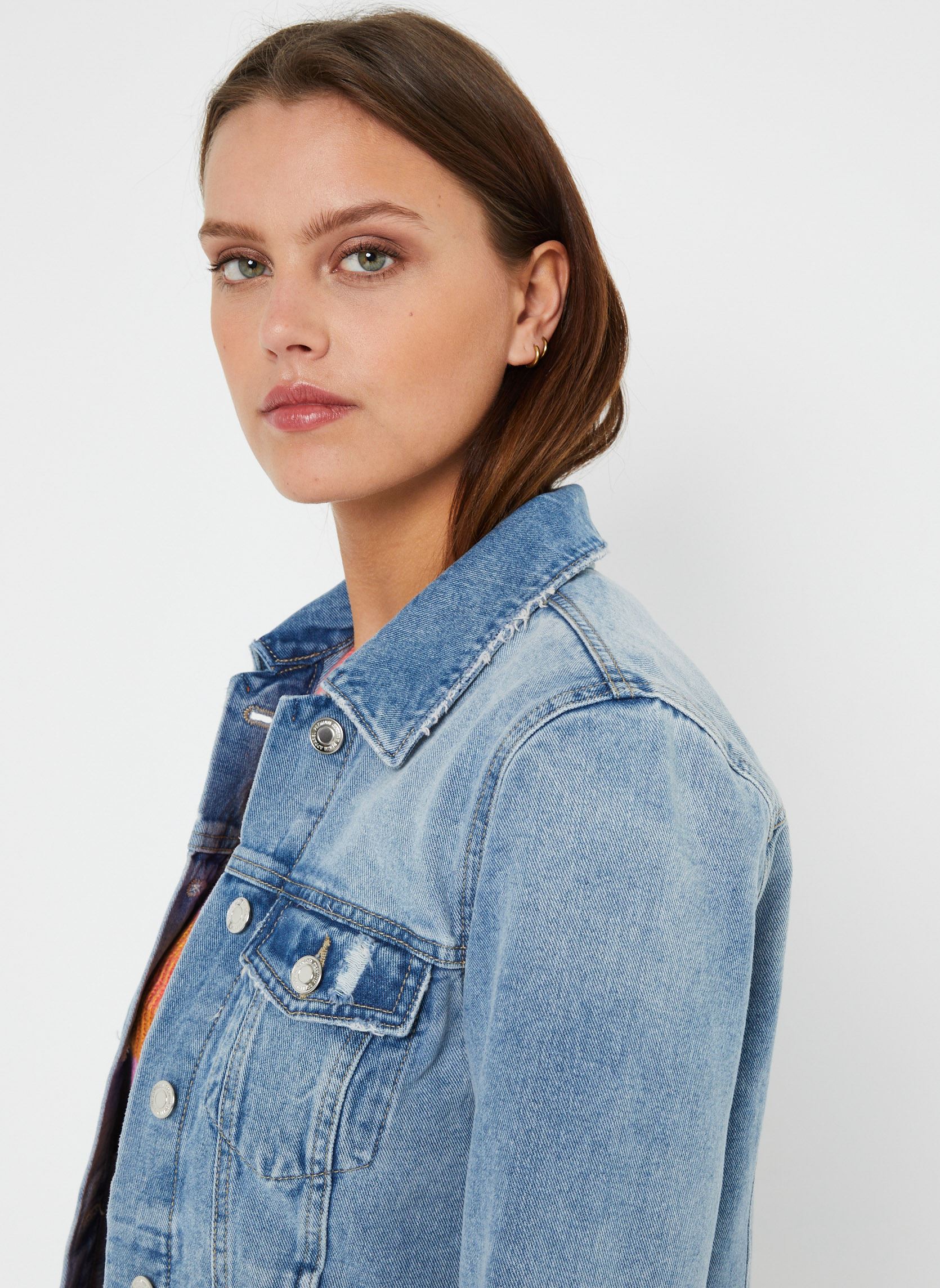 Vero Moda Vmzorica Light Blue Ls Denim Jacket