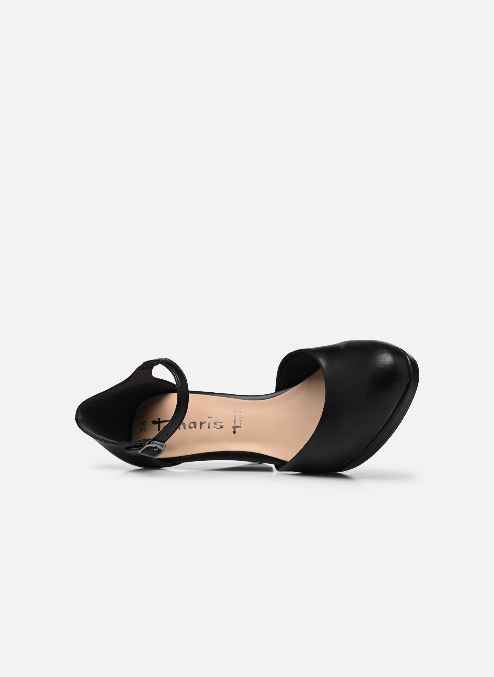 Tamaris dames pumps blokhak, mat wit, 37 EU