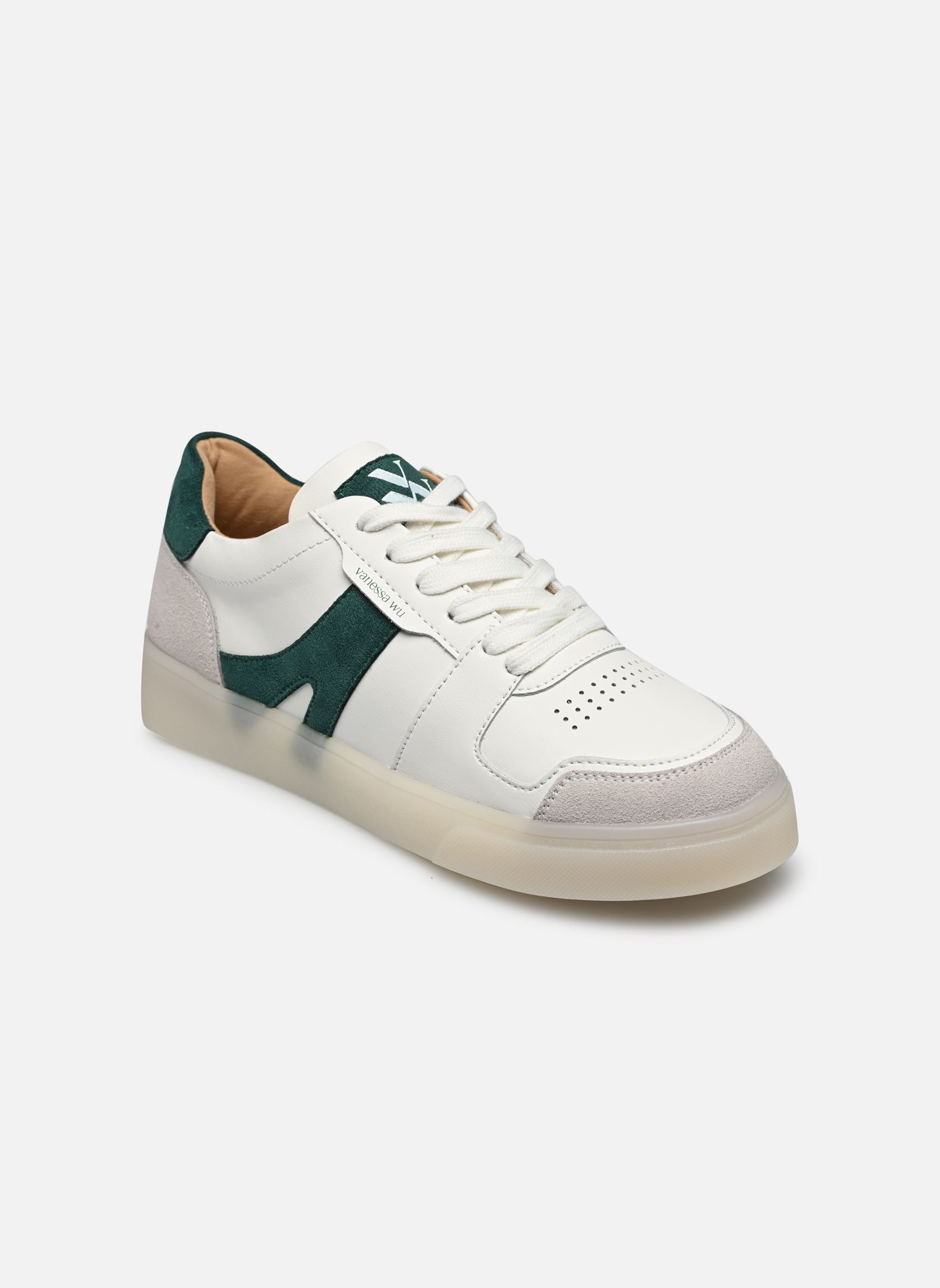 Baskets basses BK2524 femme blanc Vanessa Wu Baskets basses BK2524 femme blanc Blanc