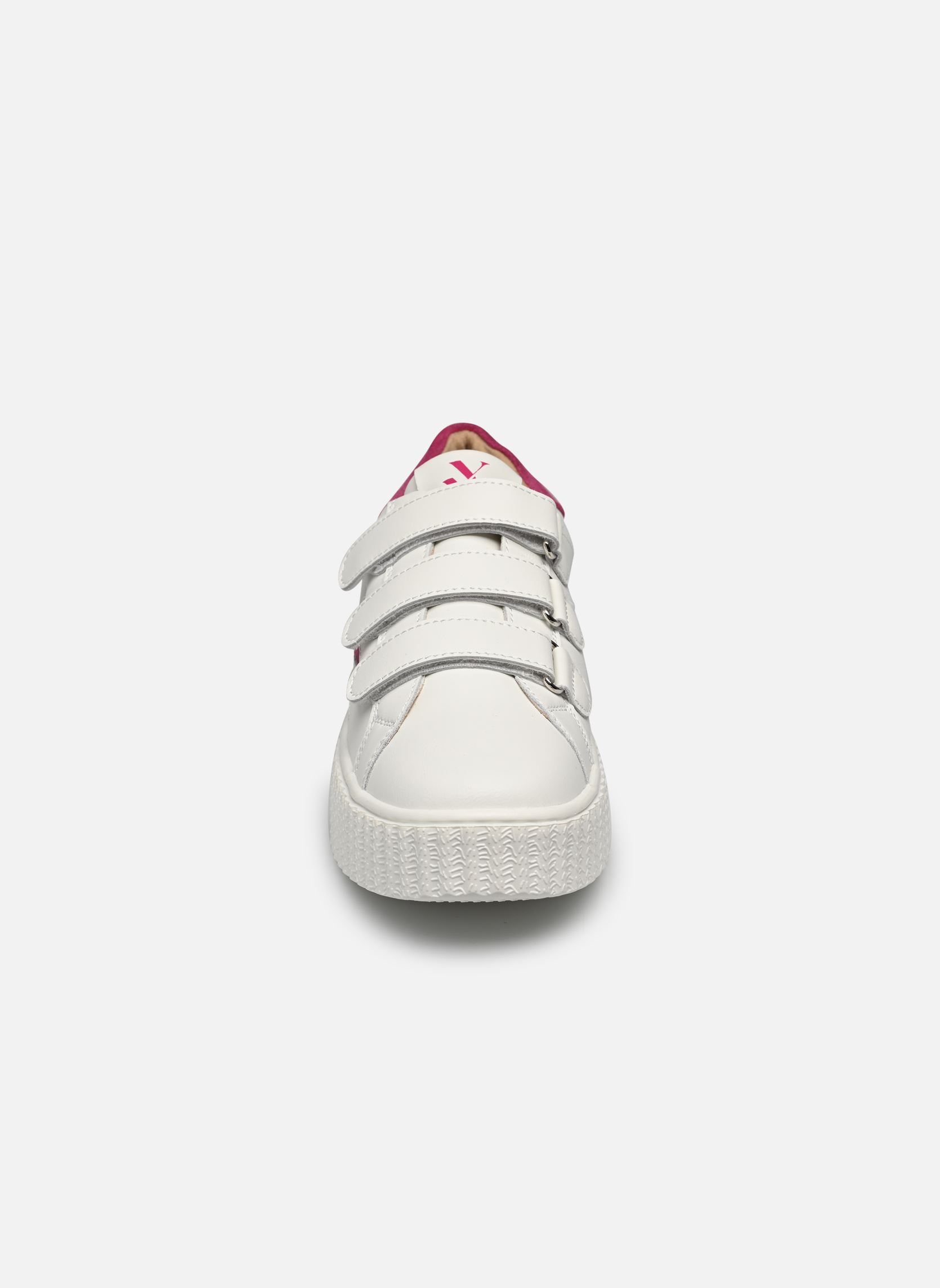 Baskets basses Vicky femme blanc Vanessa Wu Baskets basses Vicky femme blanc Fuchsia