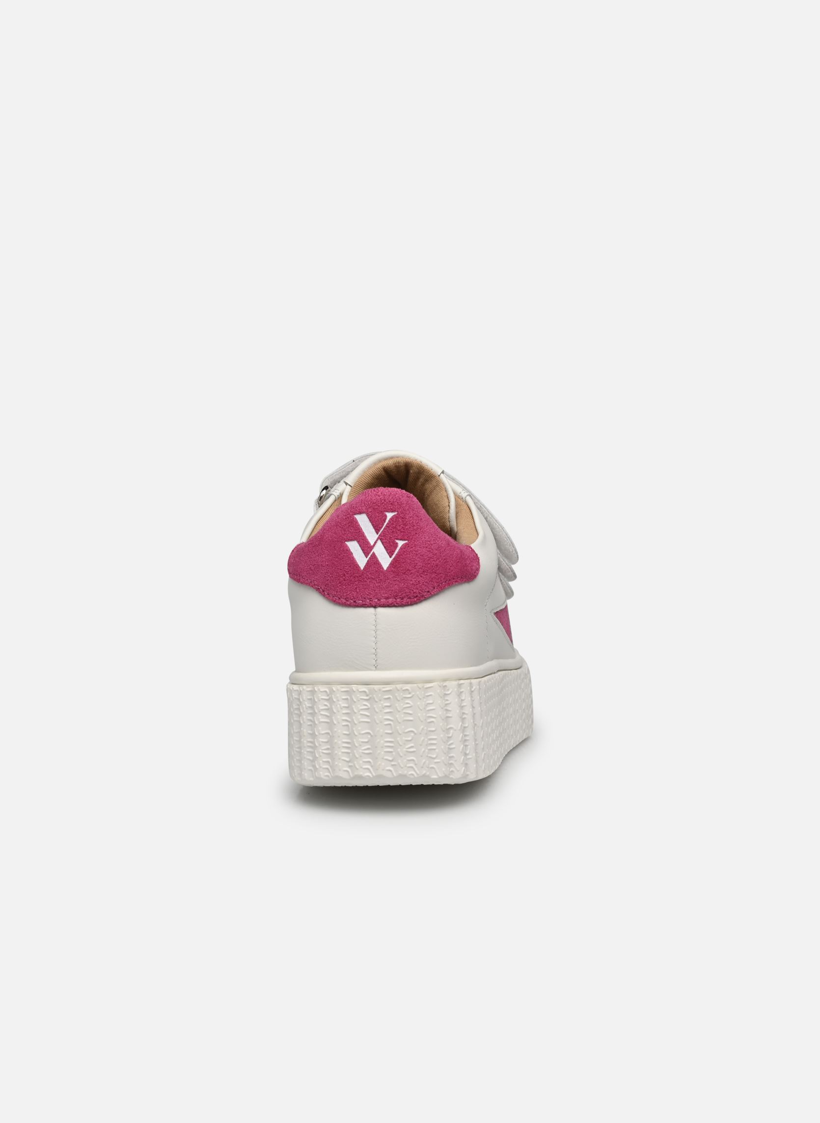 Baskets basses Vicky femme blanc Vanessa Wu Baskets basses Vicky femme blanc Fuchsia
