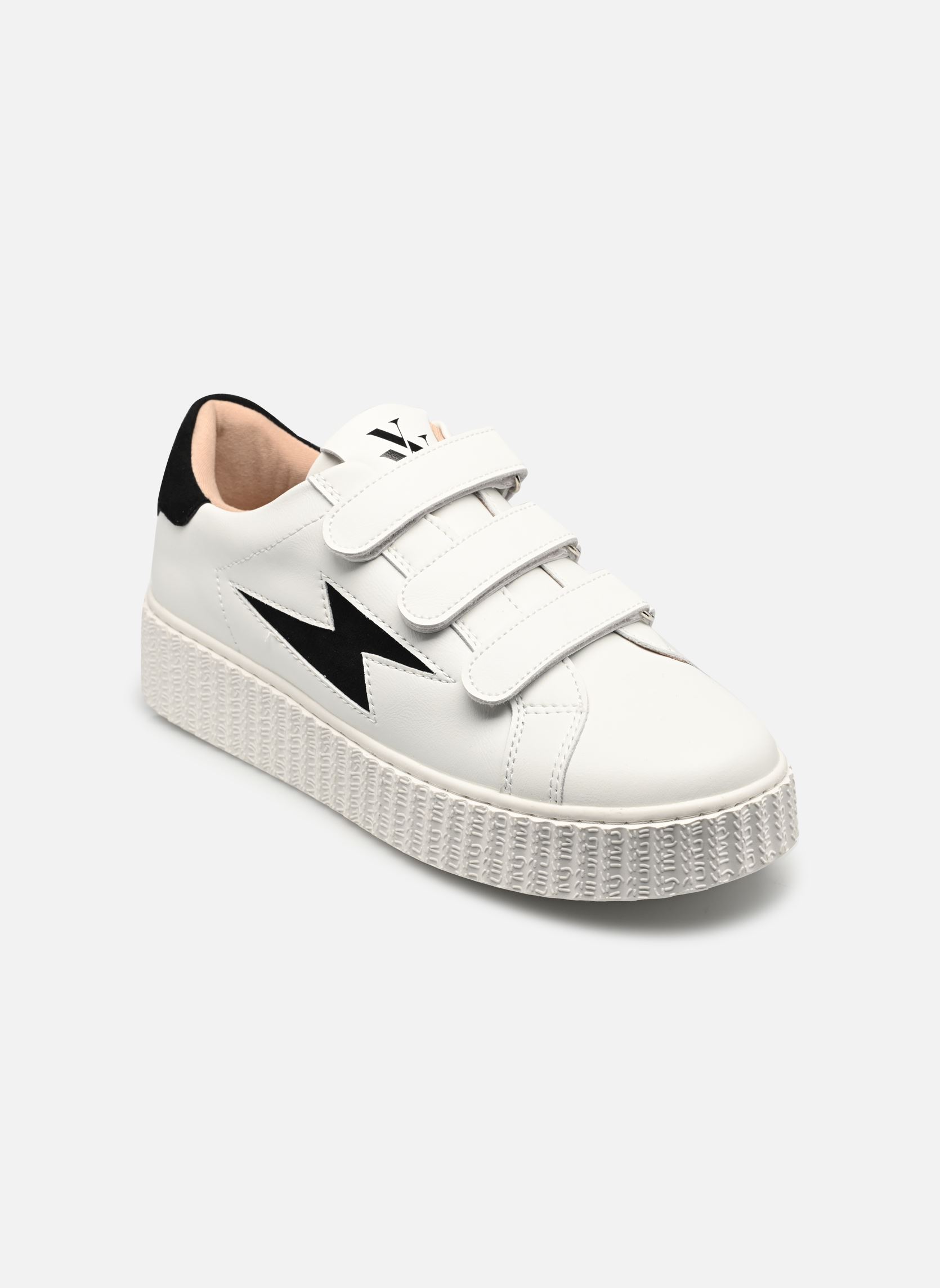 Baskets basses Vicky femme blanc Vanessa Wu Baskets basses Vicky femme blanc Noir