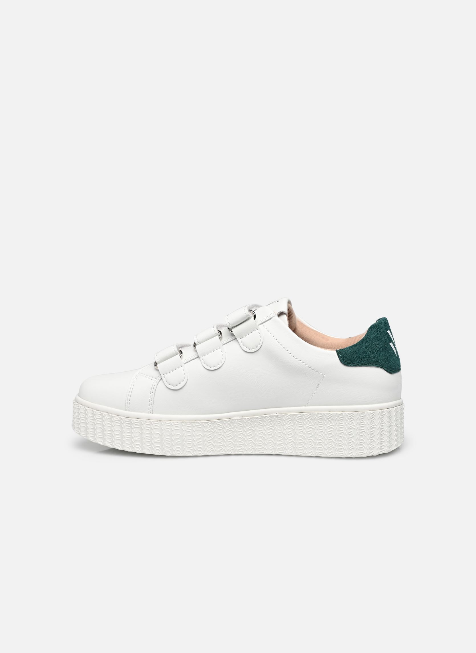 Baskets basses Vicky femme blanc Vanessa Wu Baskets basses Vicky femme blanc Vert