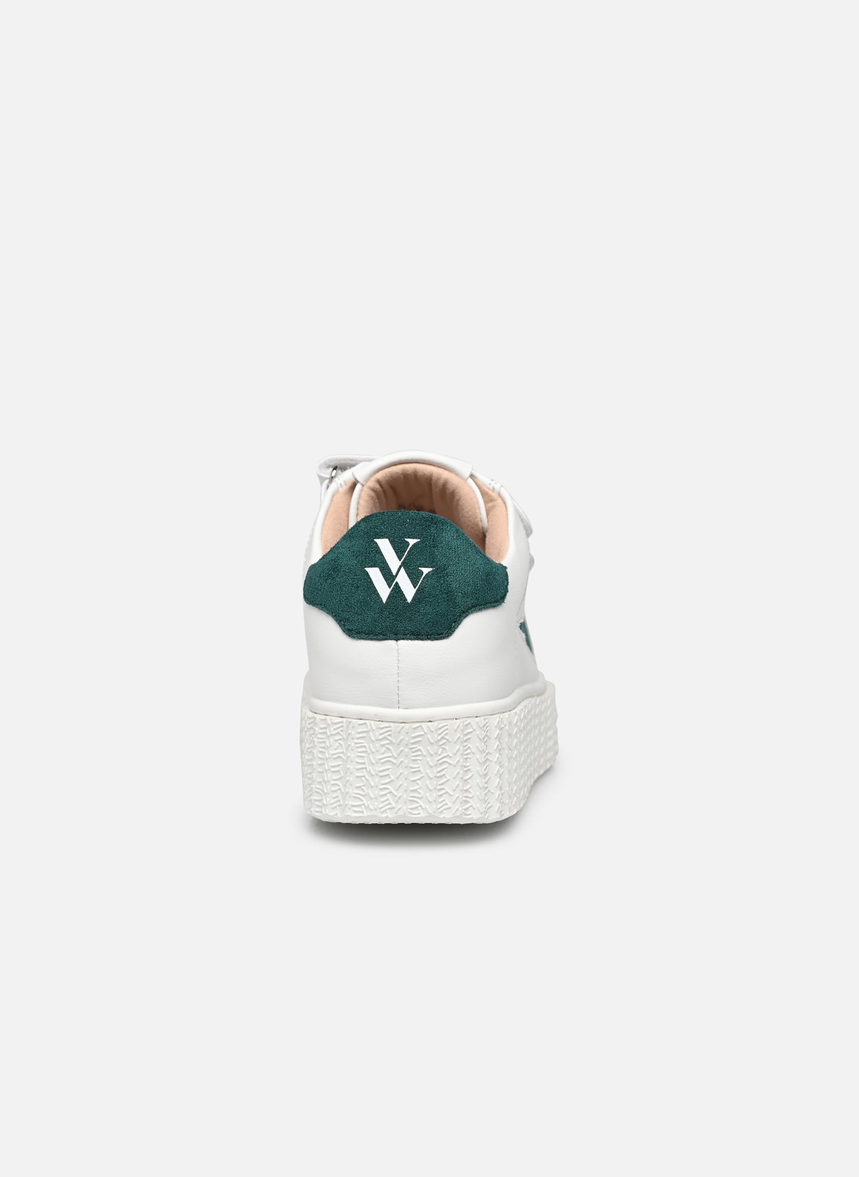 Baskets basses Vicky femme blanc Vanessa Wu Baskets basses Vicky femme blanc Vert