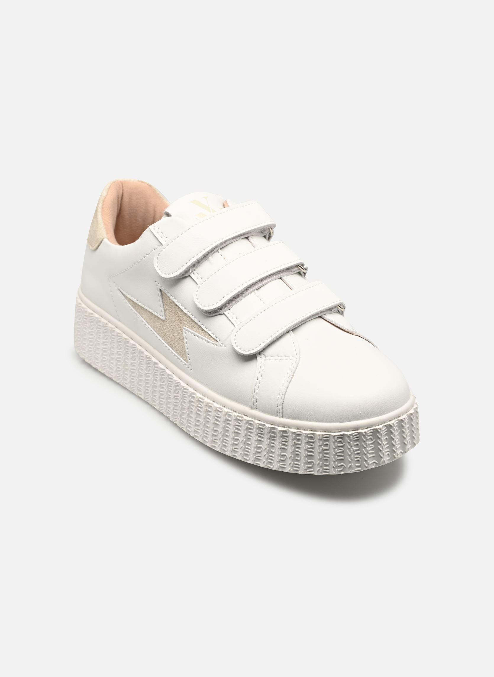 Lage sneakers Vicky dames wit Vanessa Wu Lage sneakers Vicky dames wit Vert amande