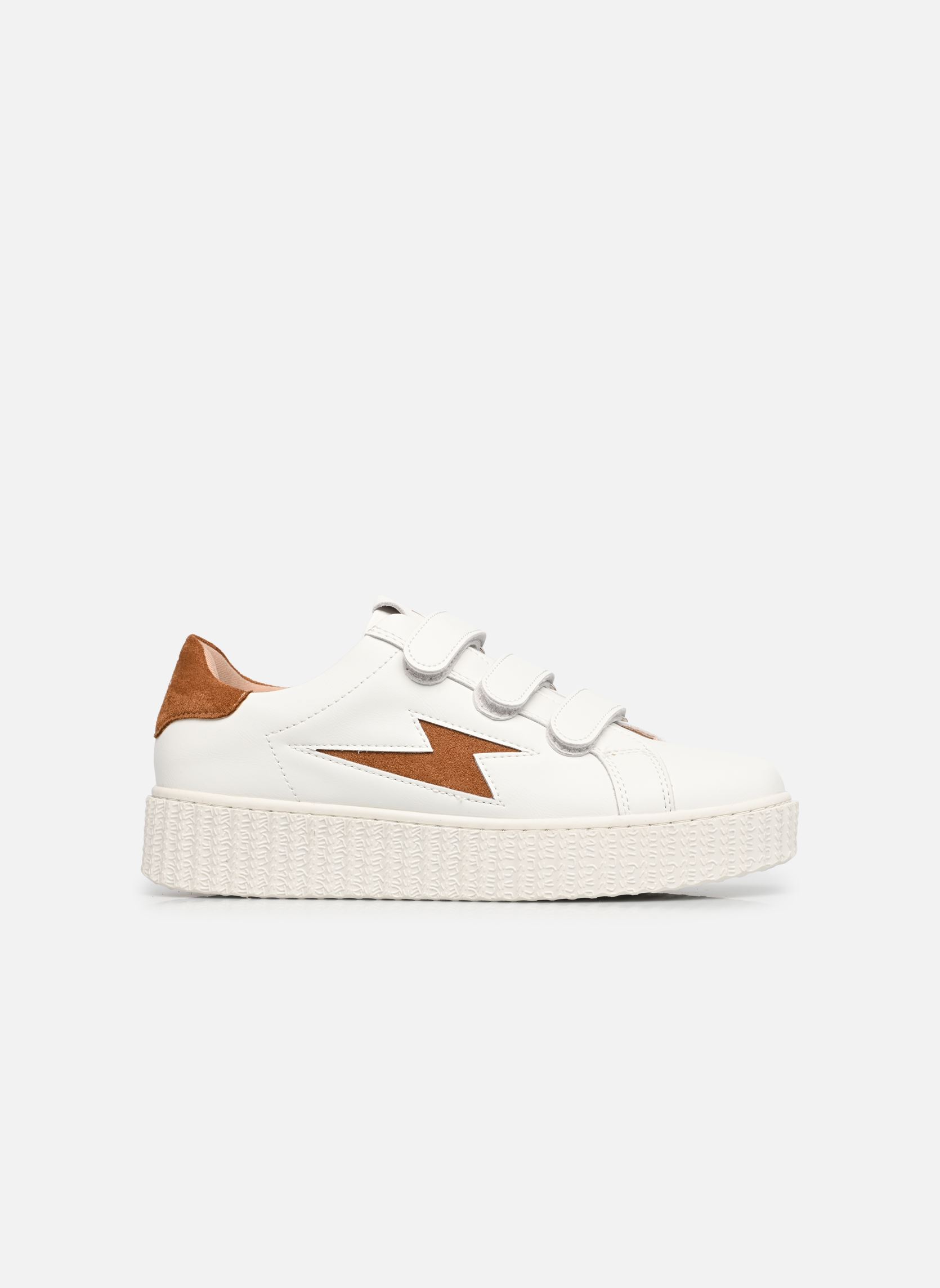 Baskets basses Vicky femme blanc Vanessa Wu Baskets basses Vicky femme blanc Camel