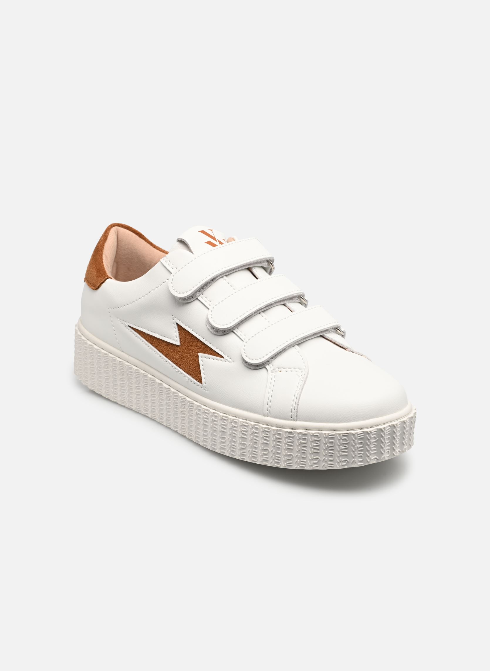 Baskets basses Vicky femme blanc Vanessa Wu Baskets basses Vicky femme blanc Camel
