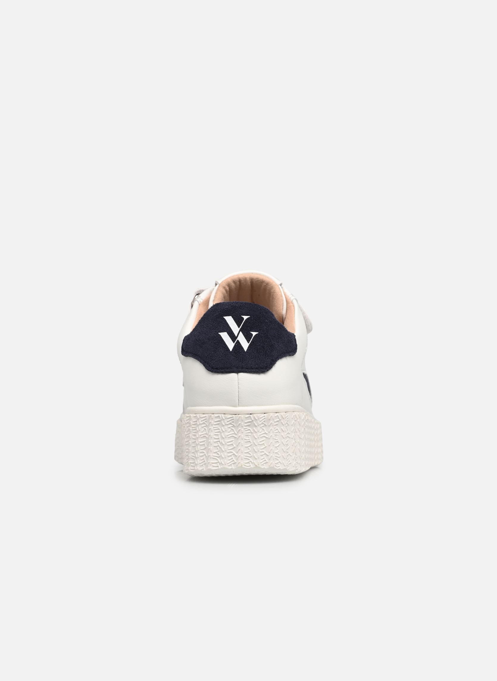 Baskets basses Vicky femme blanc Vanessa Wu Baskets basses Vicky femme blanc Marine