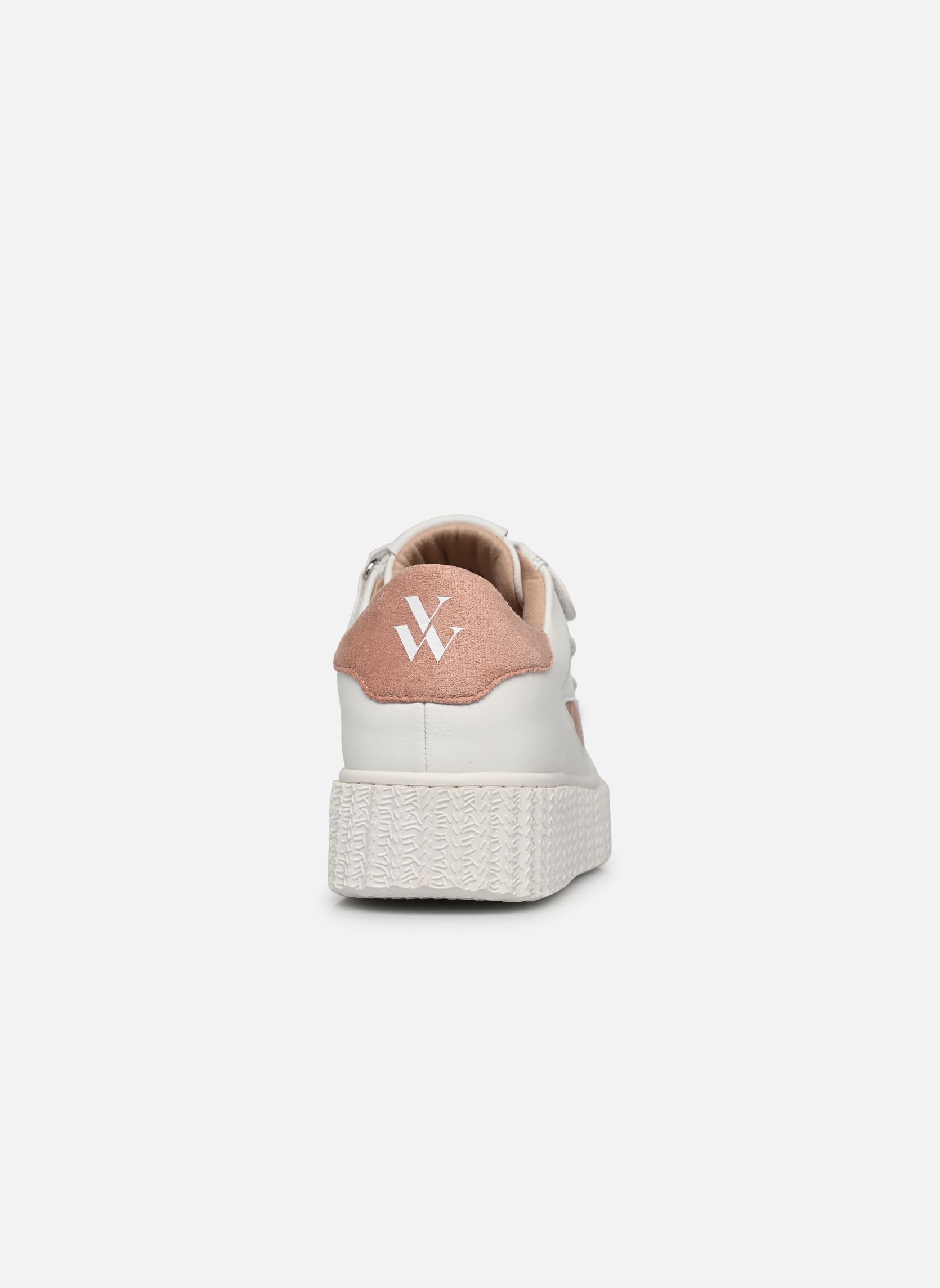 Baskets basses Vicky femme blanc Vanessa Wu Baskets basses Vicky femme blanc Vieux rose