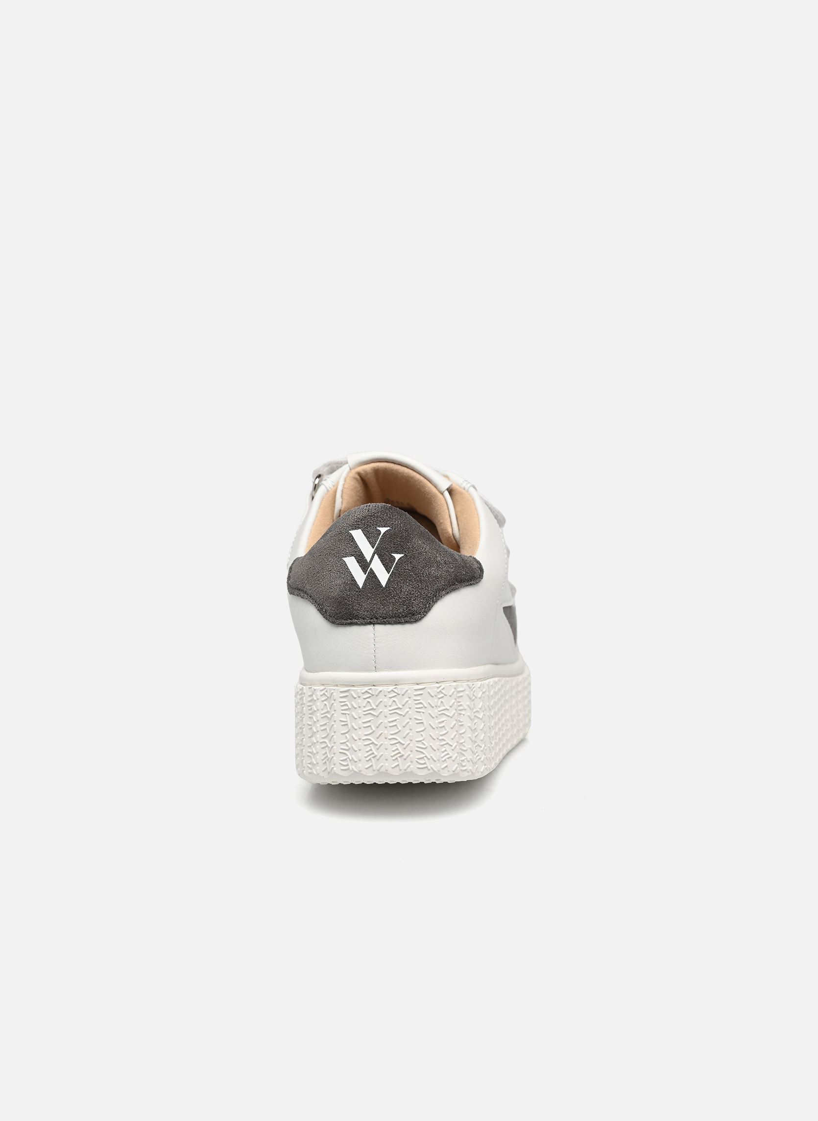 Niedrige Sneaker Vicky damen weiß Vanessa Wu Niedrige Sneaker Vicky damen weiß Gris