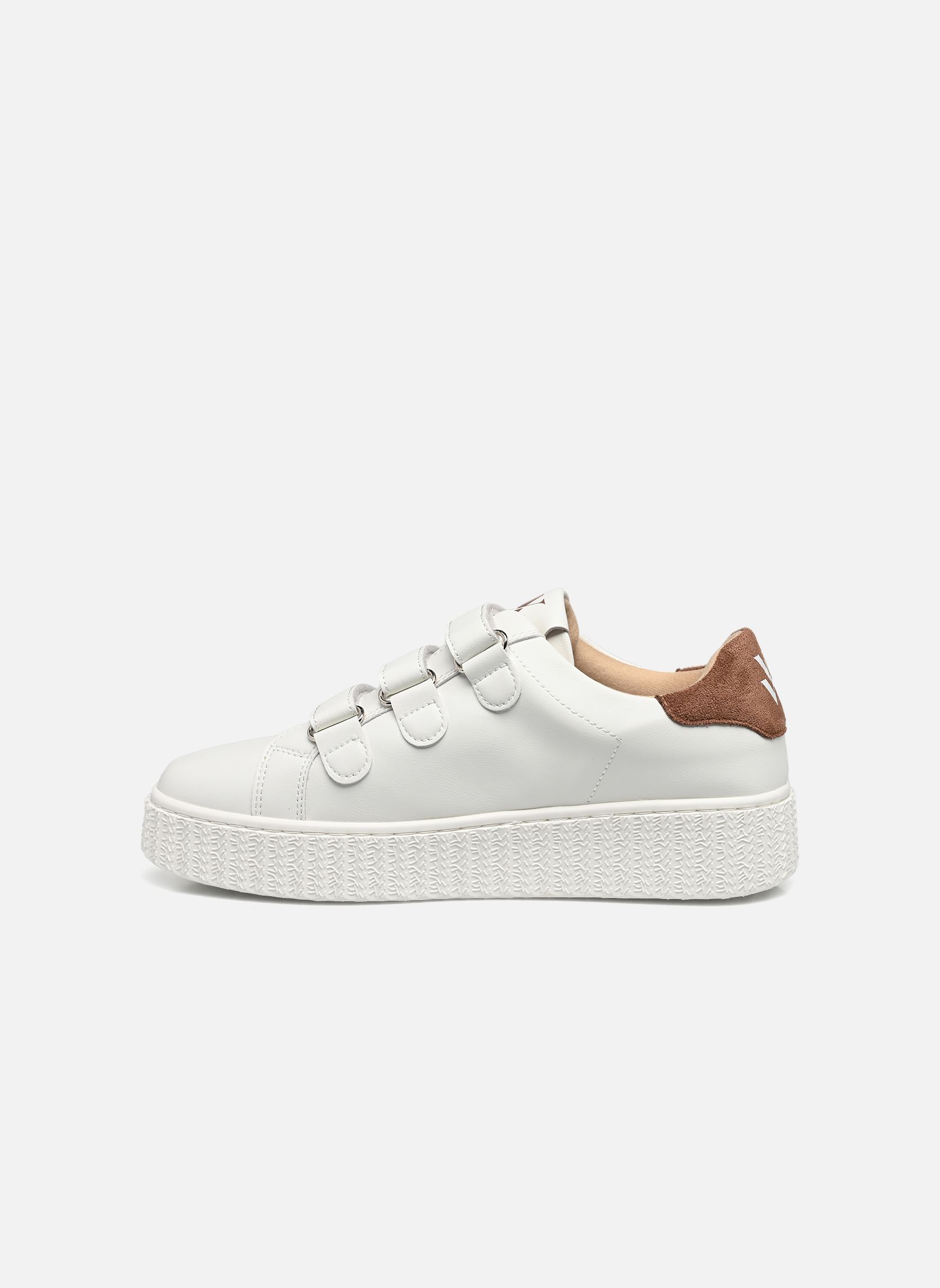 Baskets basses Vicky femme blanc Vanessa Wu Baskets basses Vicky femme blanc Chocolat