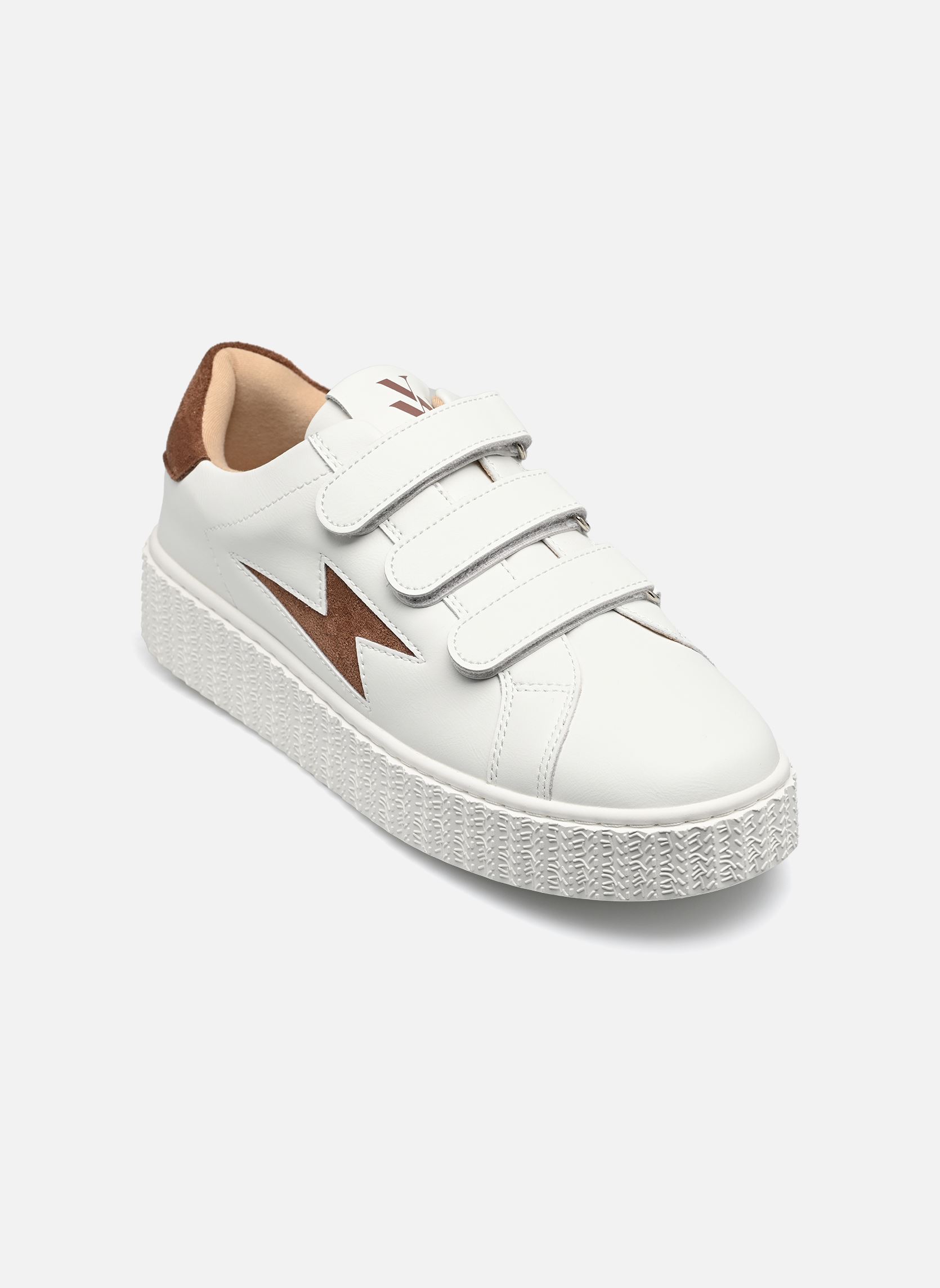 Baskets basses Vicky femme blanc Vanessa Wu Baskets basses Vicky femme blanc Chocolat