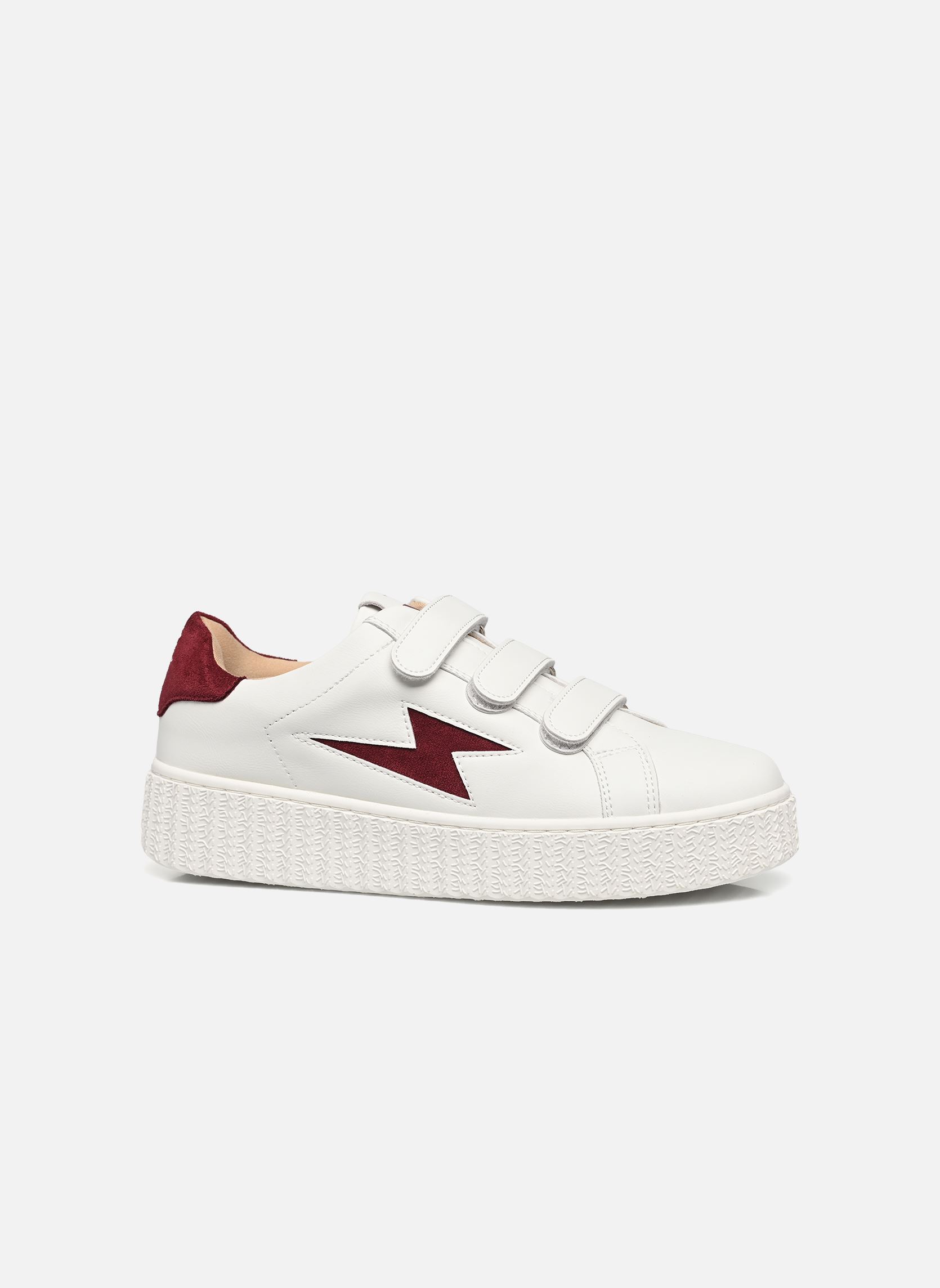 Baskets basses Vicky femme blanc Vanessa Wu Baskets basses Vicky femme blanc Bordeaux