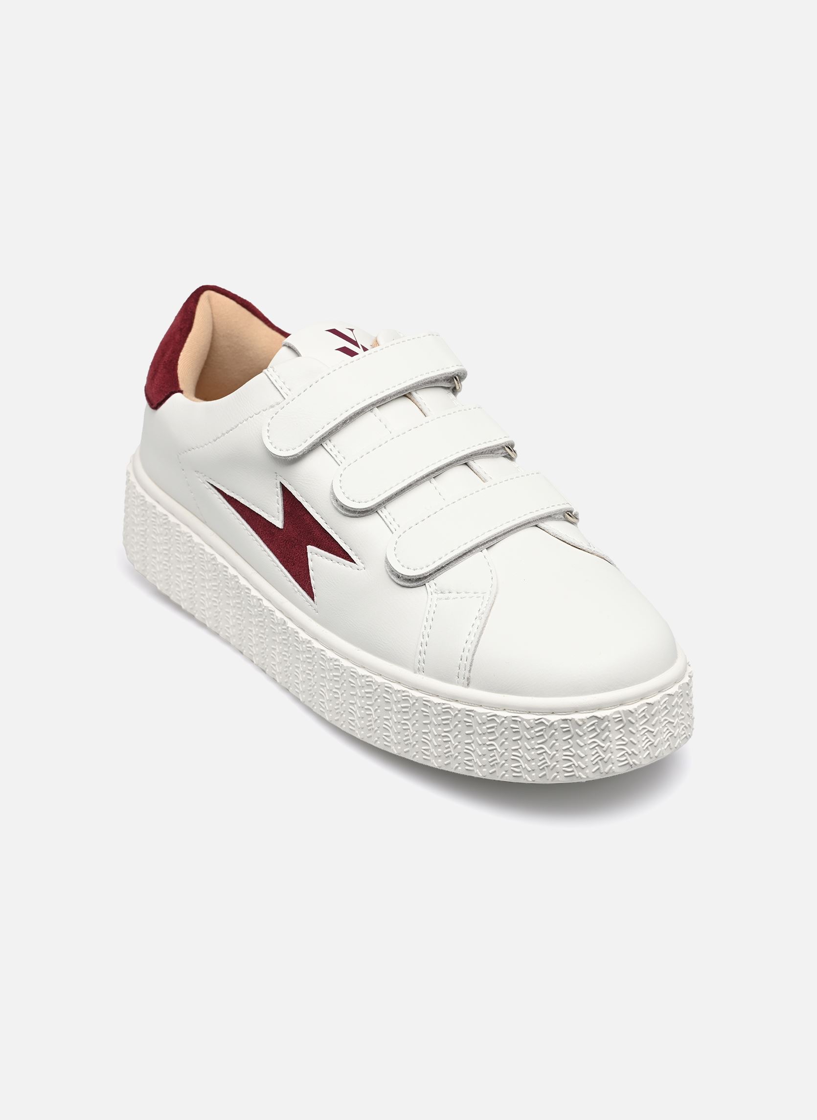 Baskets basses Vicky femme blanc Vanessa Wu Baskets basses Vicky femme blanc Bordeaux