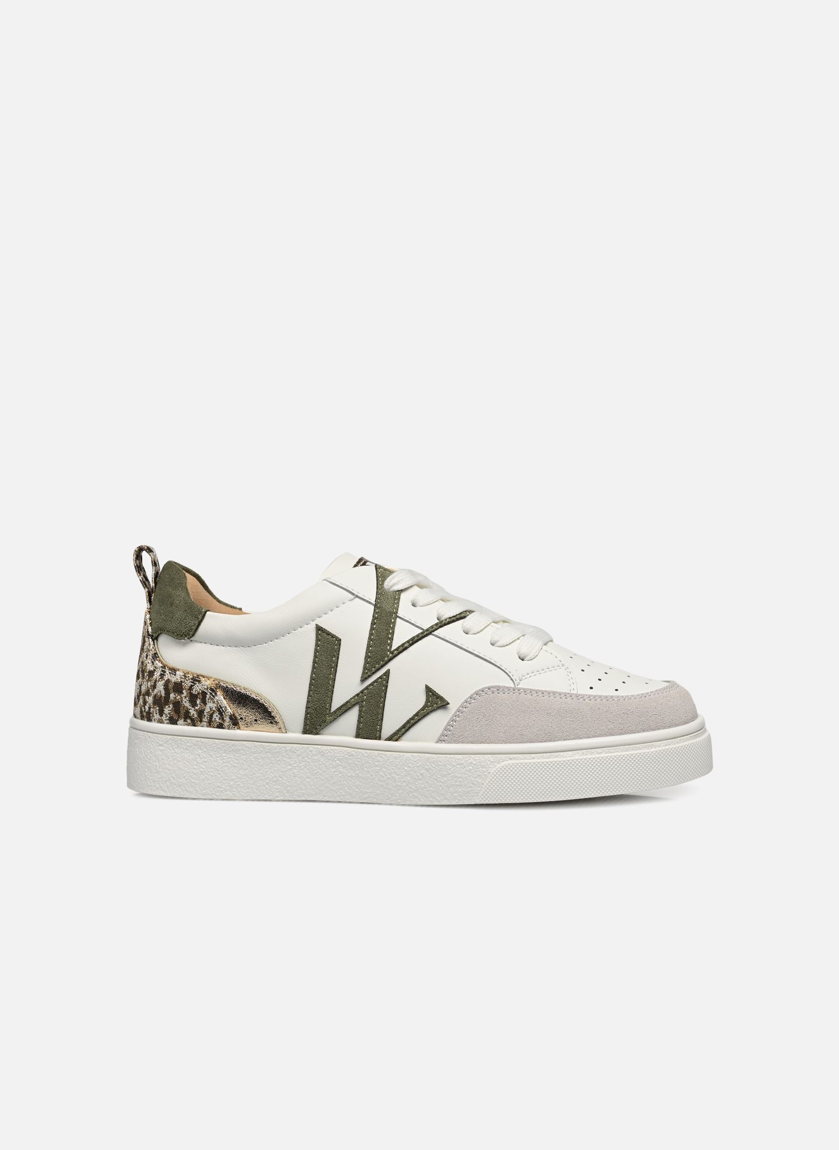Baskets basses BK2555 femme vert Vanessa Wu Baskets basses BK2555 femme vert KAKI
