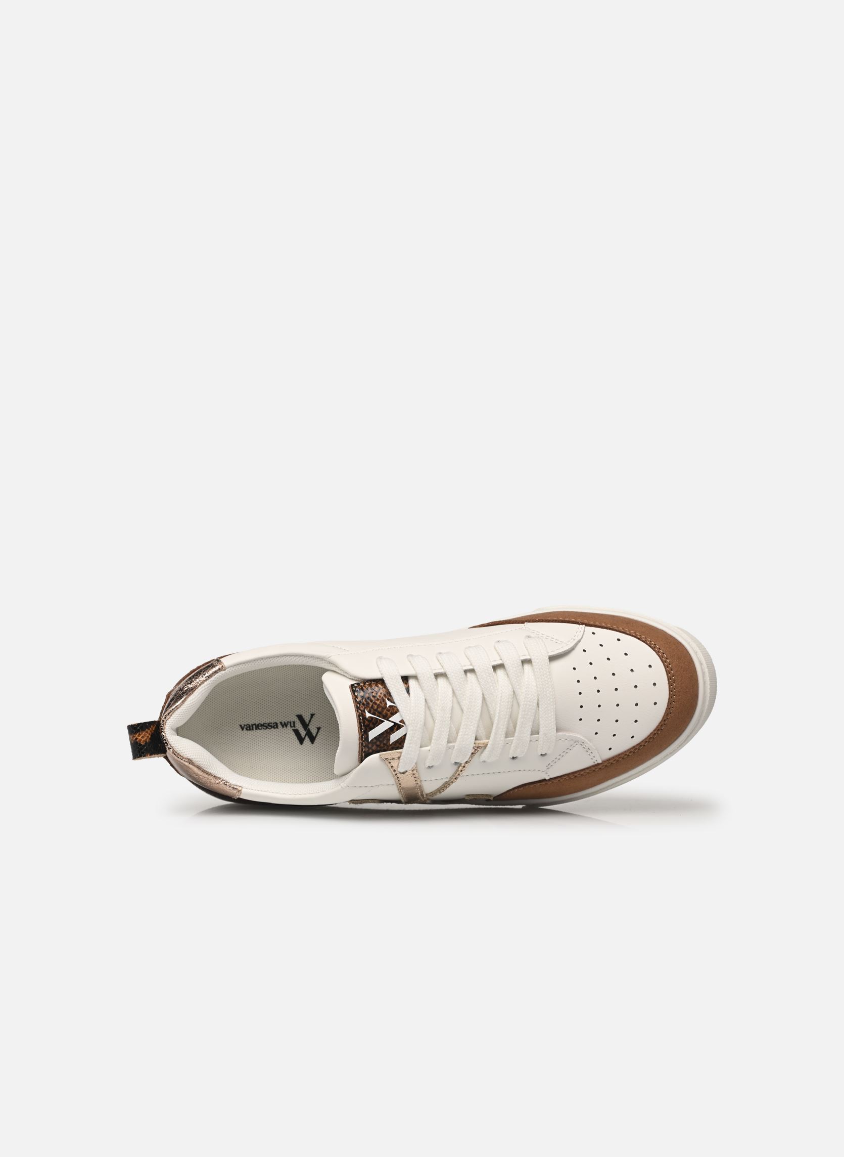 Niedrige Sneaker BK2555 damen weiß Vanessa Wu Niedrige Sneaker BK2555 damen weiß Camel