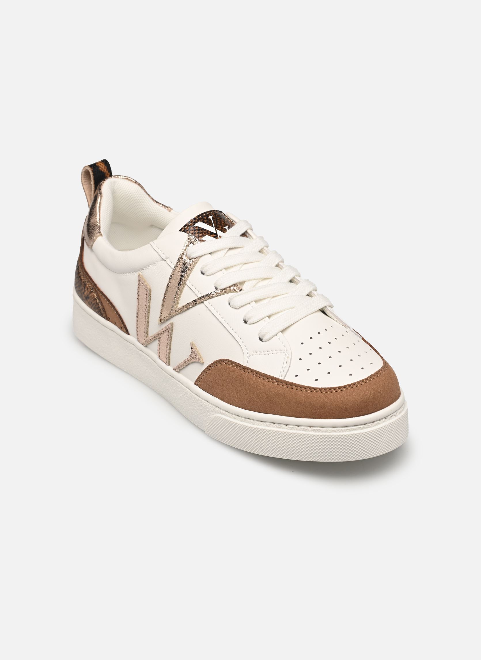 Niedrige Sneaker BK2555 damen weiß Vanessa Wu Niedrige Sneaker BK2555 damen weiß Camel