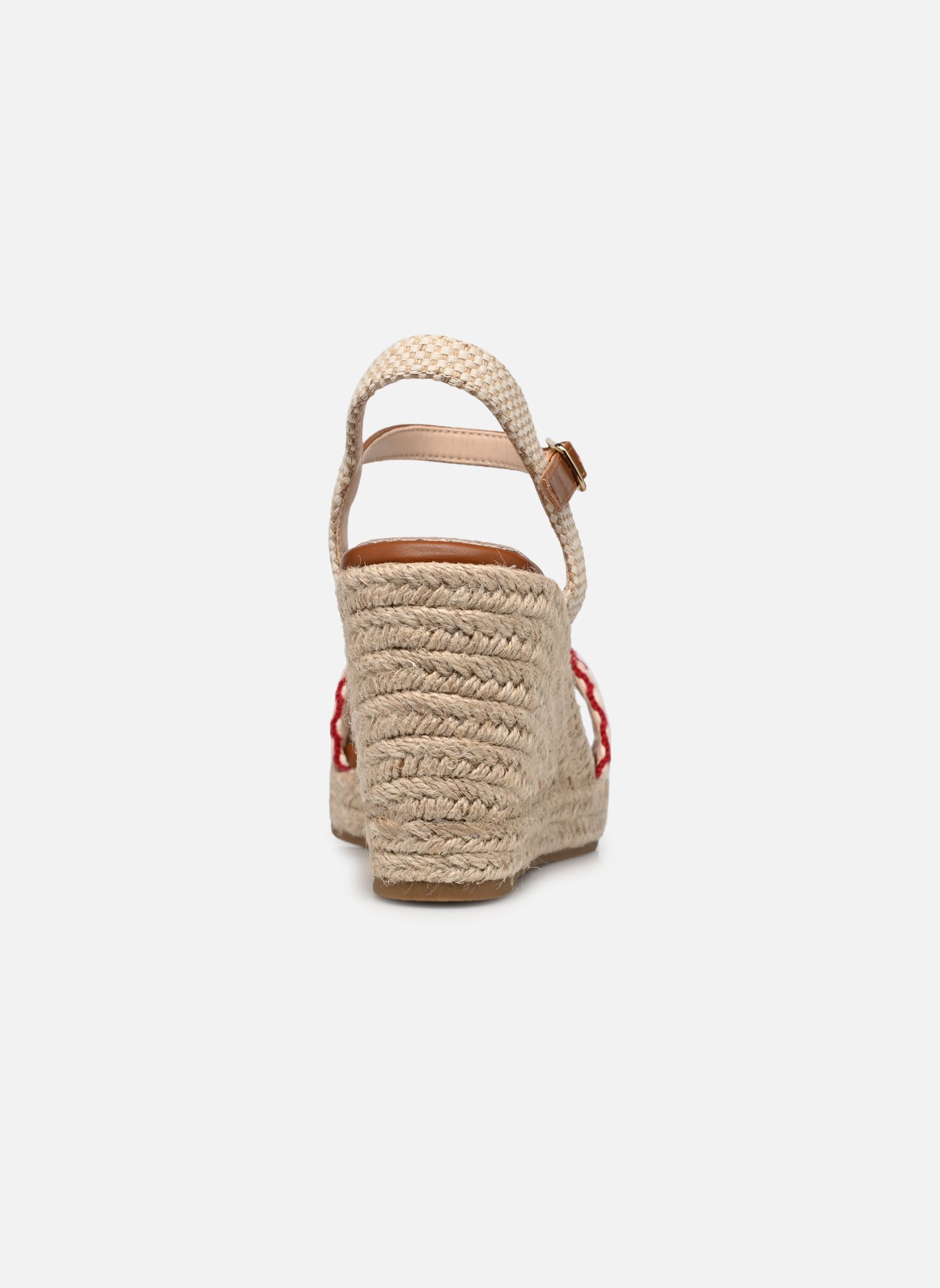 Keil- und Plateausandalen SD2542 damen mehrfarbig Vanessa Wu Keil- und Plateausandalen SD2542 damen mehrfarbig Framboise