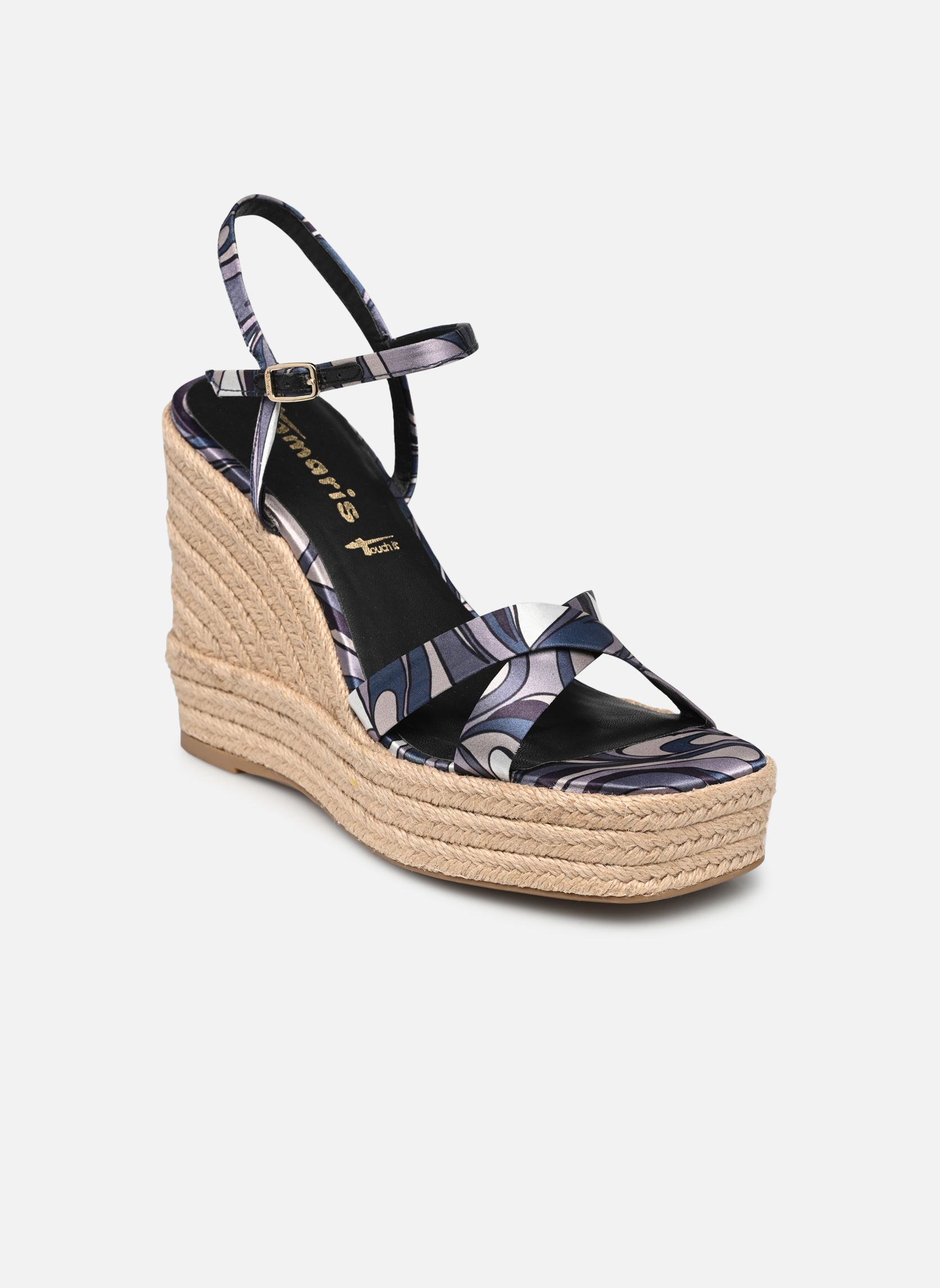Keil- und Plateausandalen 28063-30 damen schwarz Tamaris Keil- und Plateausandalen 28063-30 damen schwarz BLACK COMB